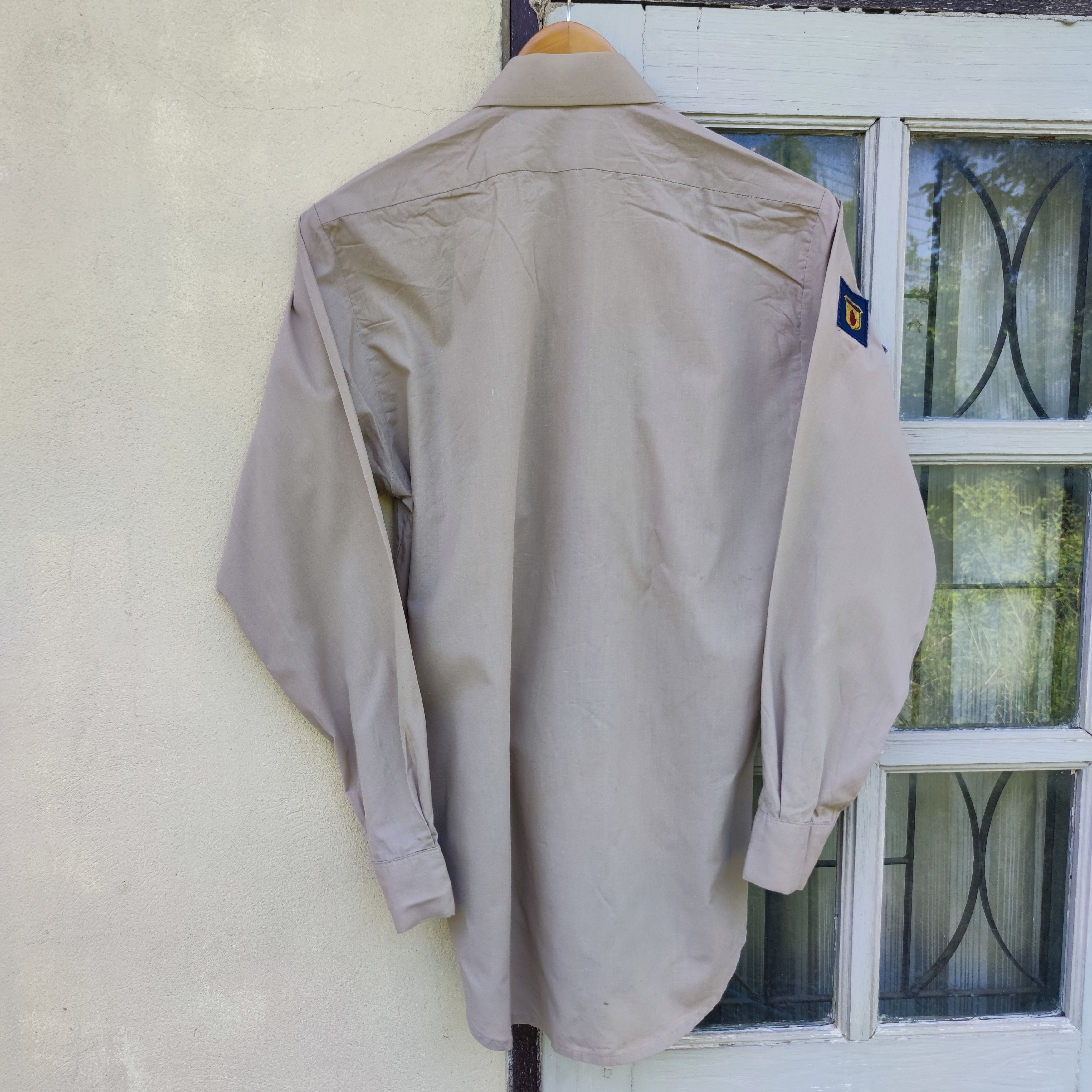Vintage Big Ben By Wrangler Workwear Gray Long Sleeve Shirt Size US M / EU 48-50 / 2 - 3 Thumbnail