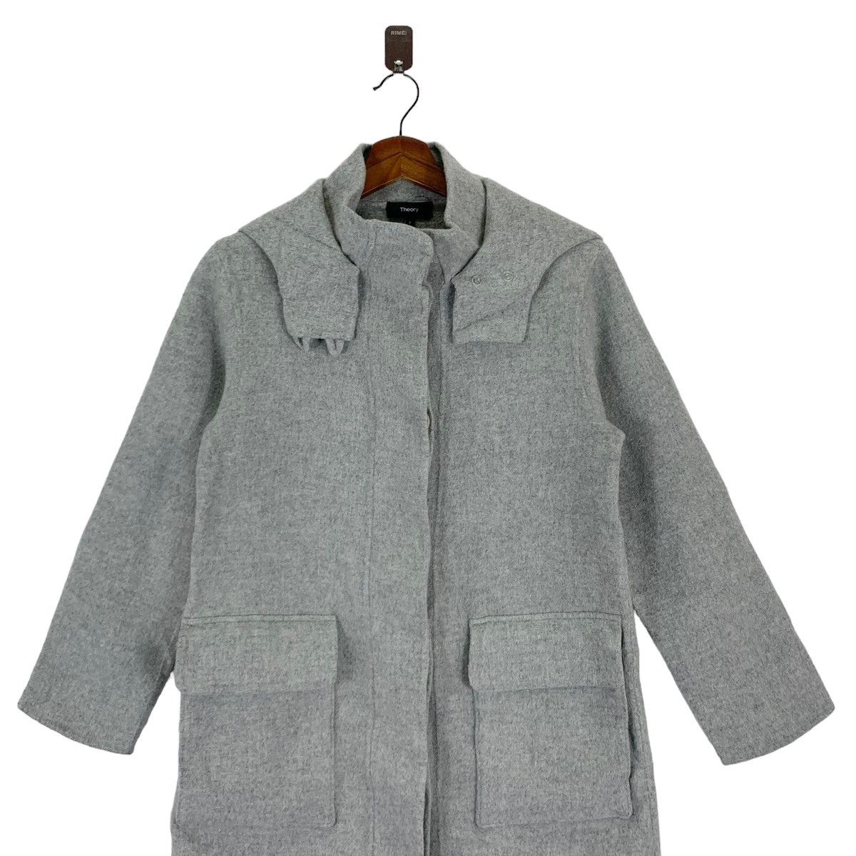 Theory 🔥🔥 THEORY HOODIE DUFFLE COAT Size US S / EU 44-46 / 1 - 2 Thumbnail