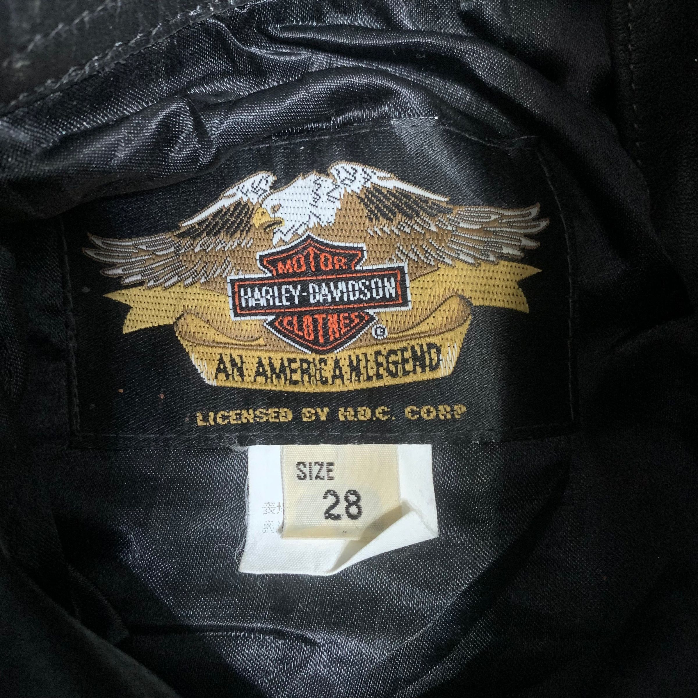 Harley Davidson Vintage Harley Davidson Biker Leather Jacket Size US 28 / EU 44 - 5 Thumbnail