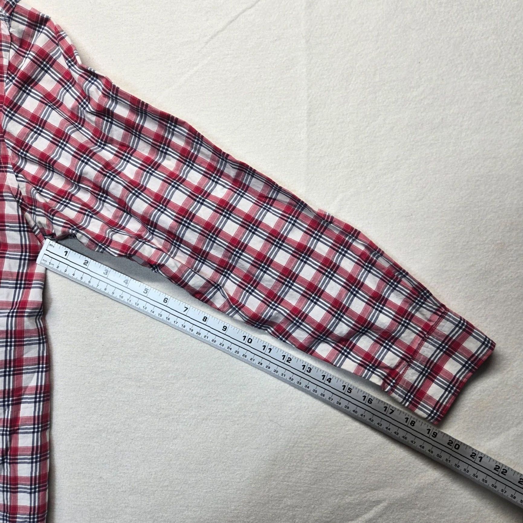 Old Navy Old Navy Shirt Button-Up Plaid Red XL Mens Classic Casual Shirt Size US XL / EU 56 / 4 - 5 Thumbnail