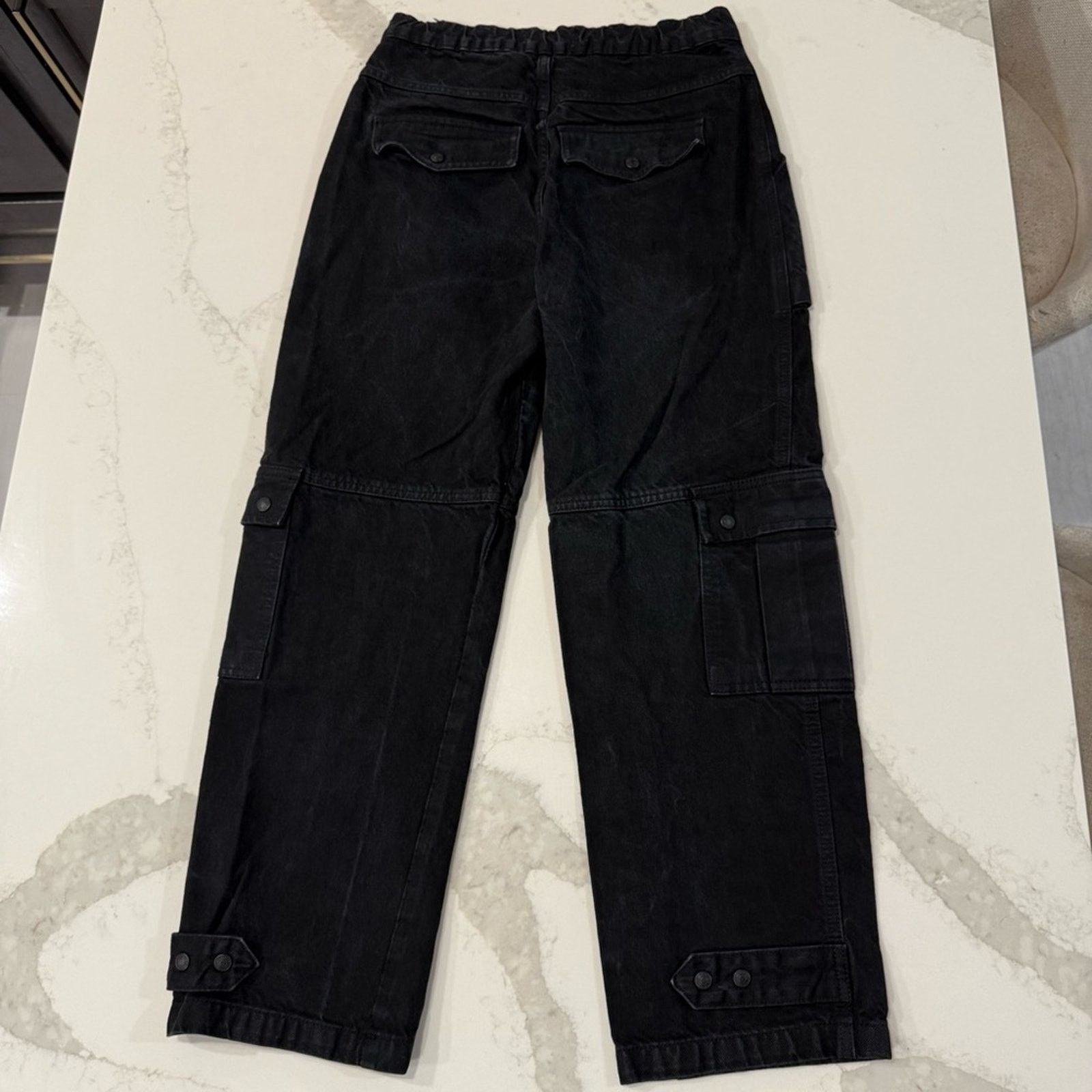 Free People We The Free Free People Marx Slouchy Cargo Jeans Womens 25 Size 25" / US 0 / IT 36 - 6 Thumbnail