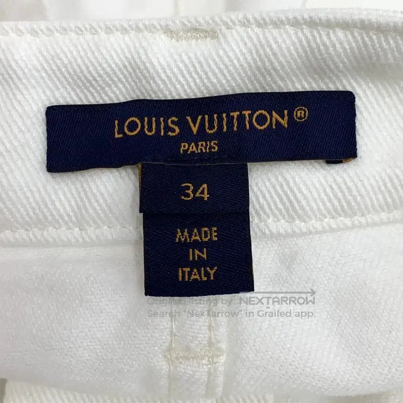 Louis Vuitton Louis Vuitton White Cotton Mini Skirt . Size 22" - 7 Thumbnail