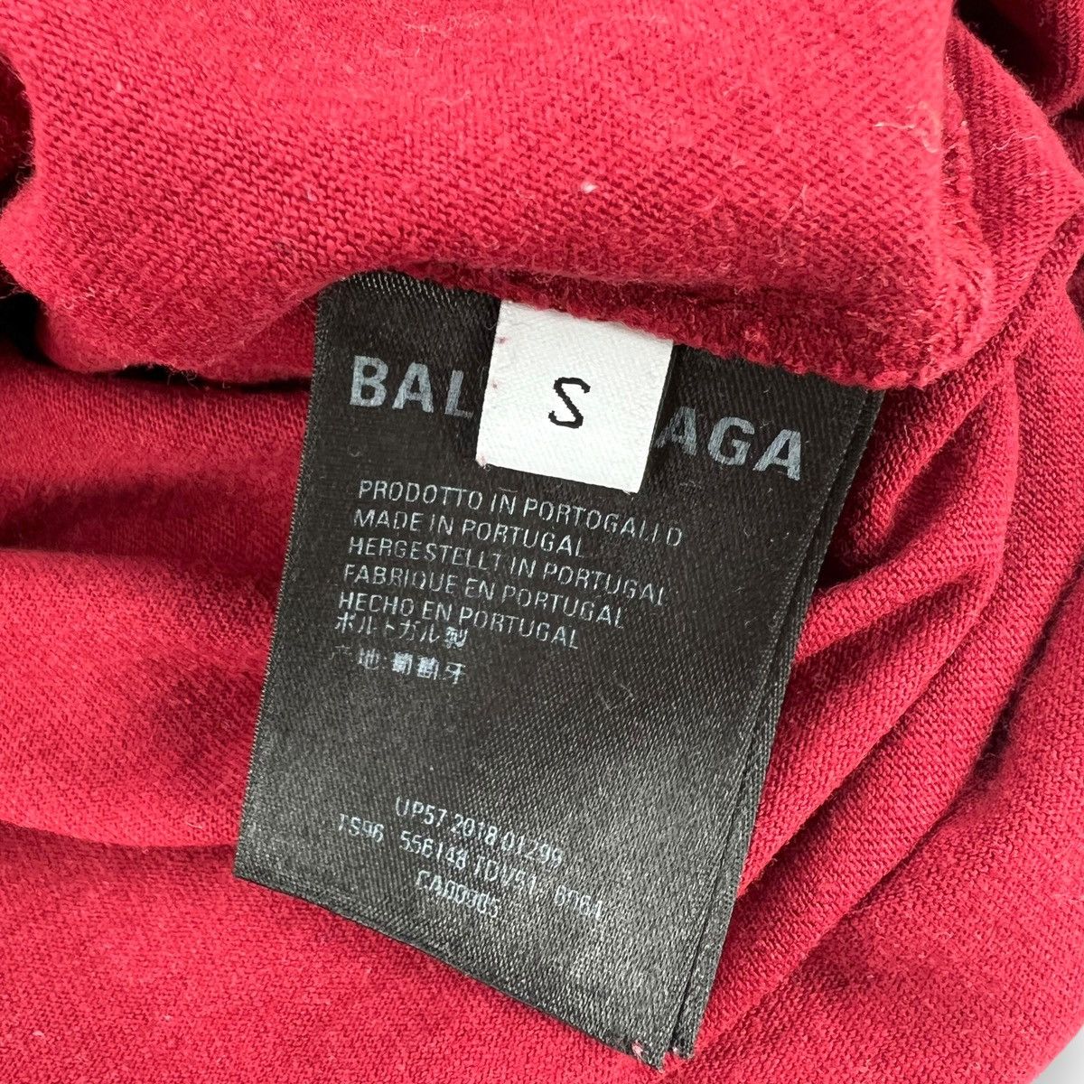 Balenciaga Balenciaga BB Crest Red T Shirt Size US M / EU 48-50 / 2 - 4 Thumbnail