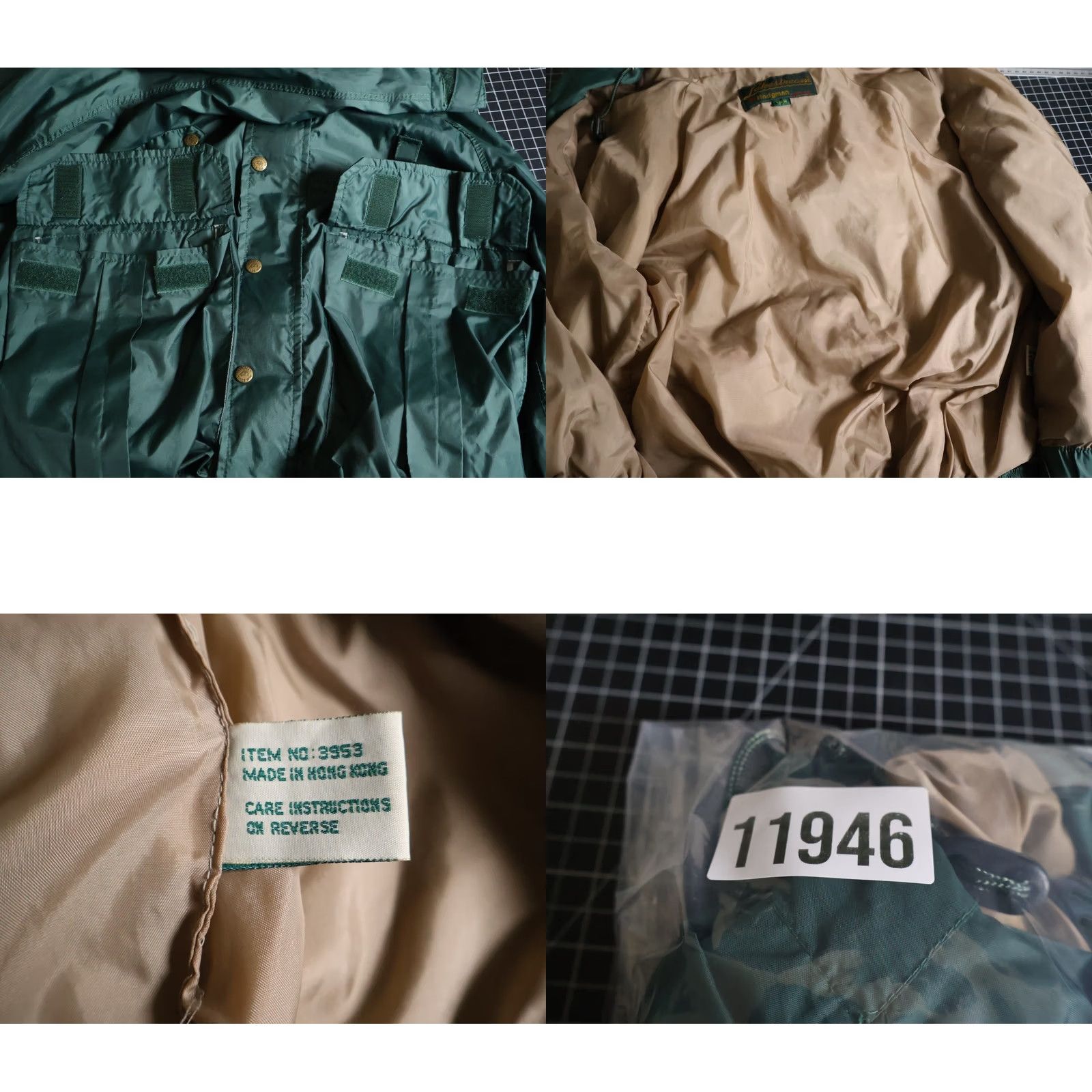 Vintage VINTAGE Hodgman Jacket Men's Medium Green Hooded Fishing Wading Zip Up Size US M / EU 48-50 / 2 - 11 Thumbnail