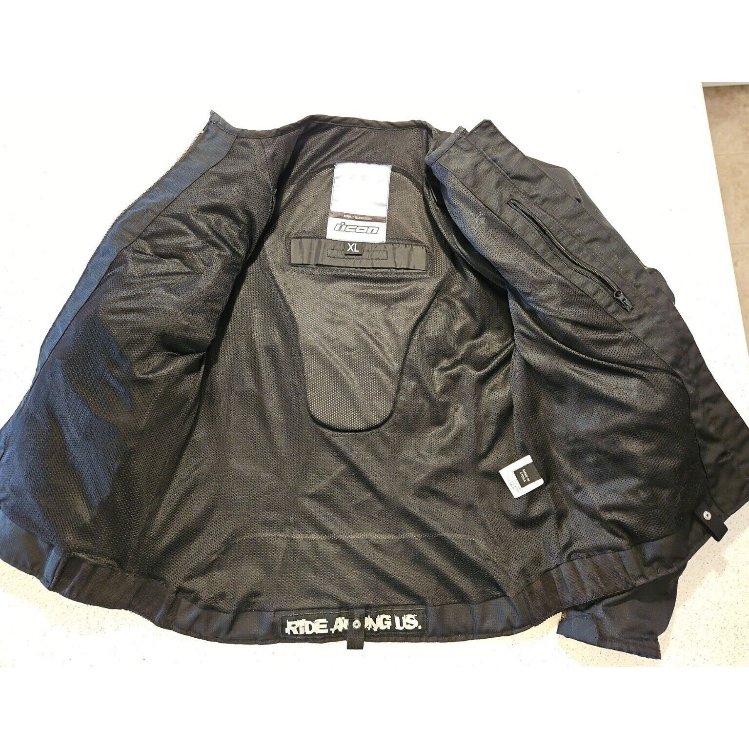 Other Icon Motorcycle Merc Jacket Womens XL Black Armored Padded M Size XL / US 12-14 / IT 48-50 - 5 Thumbnail
