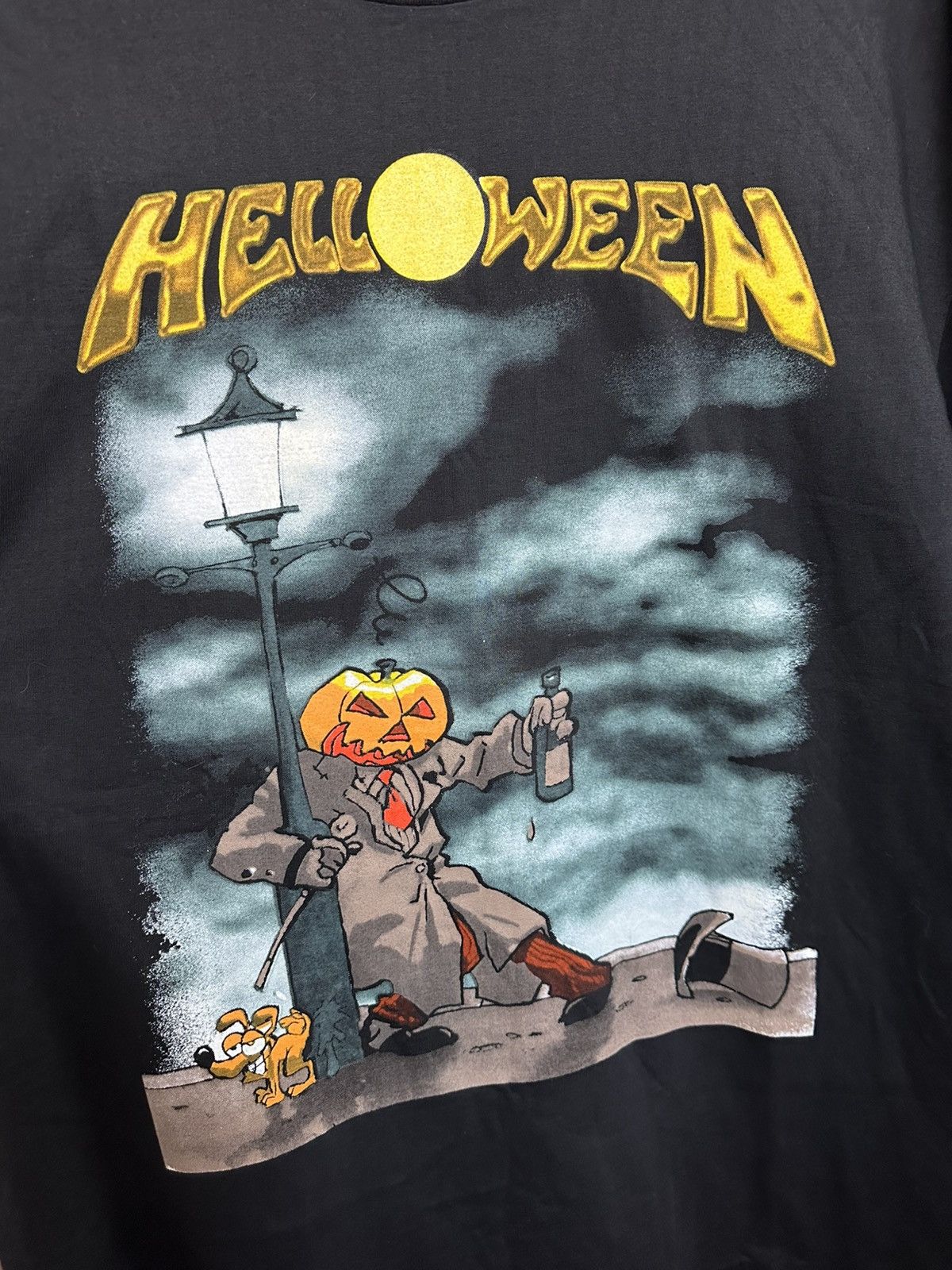 Band Tees 1994 Helloween Master Ring Vintage Tour Band T-Shirt Tee Size US XL / EU 56 / 4 - 5 Thumbnail