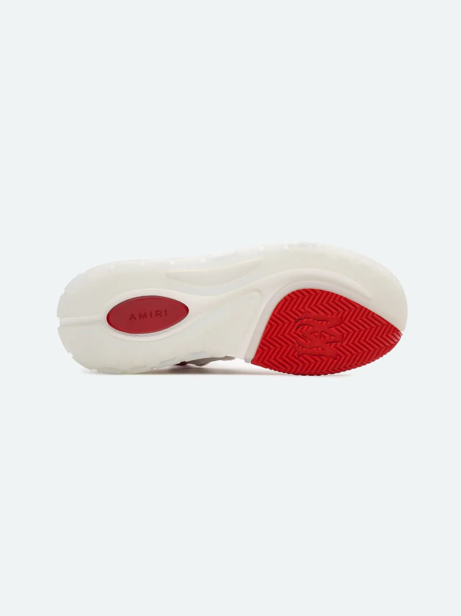 Amiri oc11z0425 MA-1 Low-Top Sneakers in White/Red Size US 13 / EU 46 - 5 Thumbnail