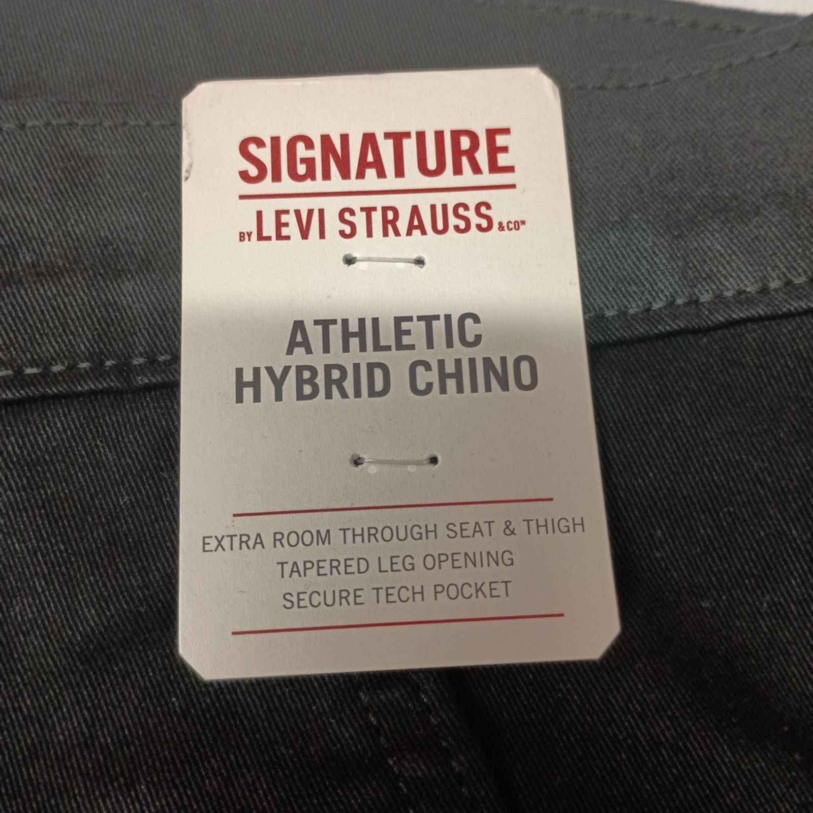 Levi's Signature By Levi Strauss Chino Pants Men's Size 38x30 Black Size US 38 / EU 54 - 5 Thumbnail