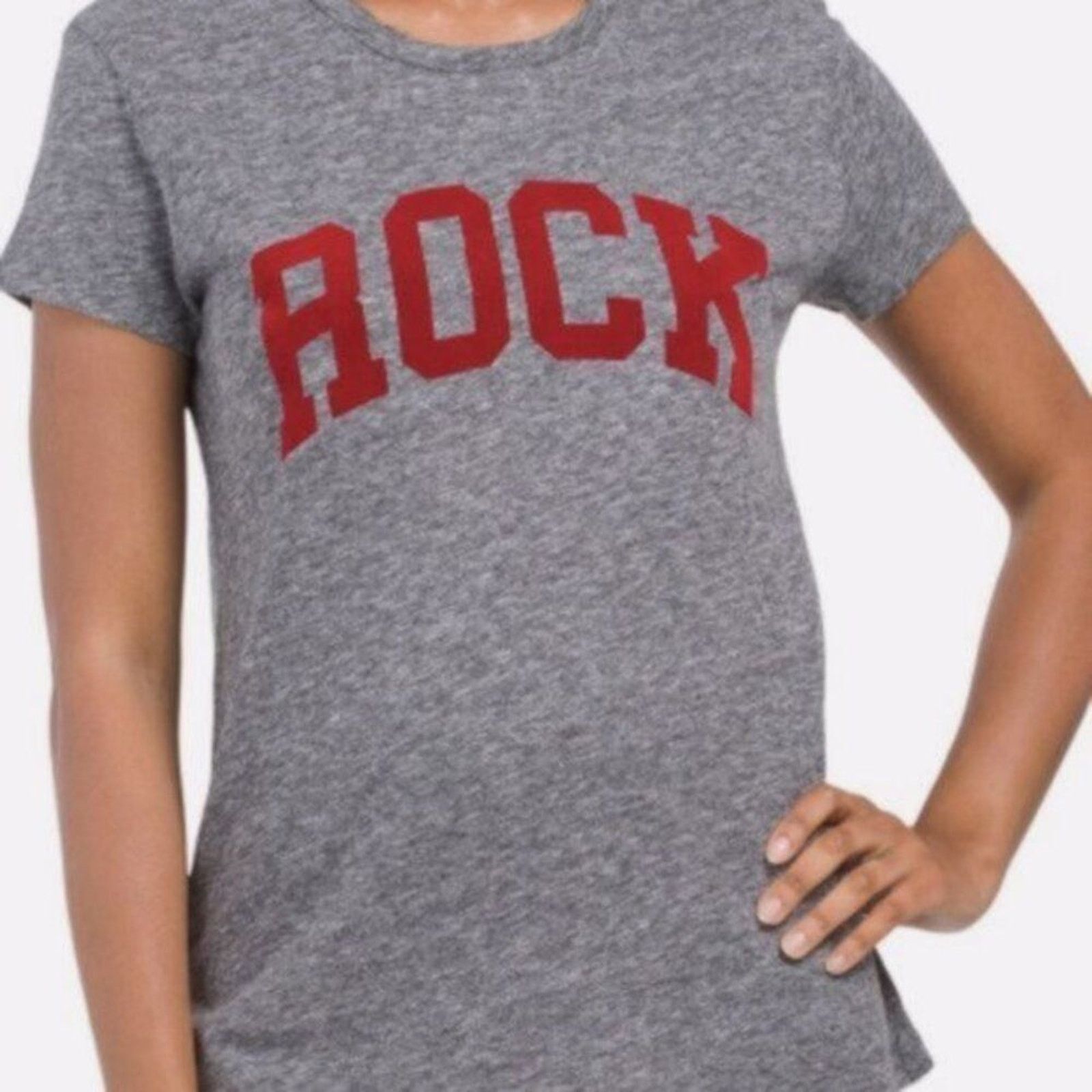 Zadig & Voltaire Zadig & Voltaire Flocked Rock Detail Tee Gray M Size M / US 6-8 / IT 42-44 - 2 Thumbnail