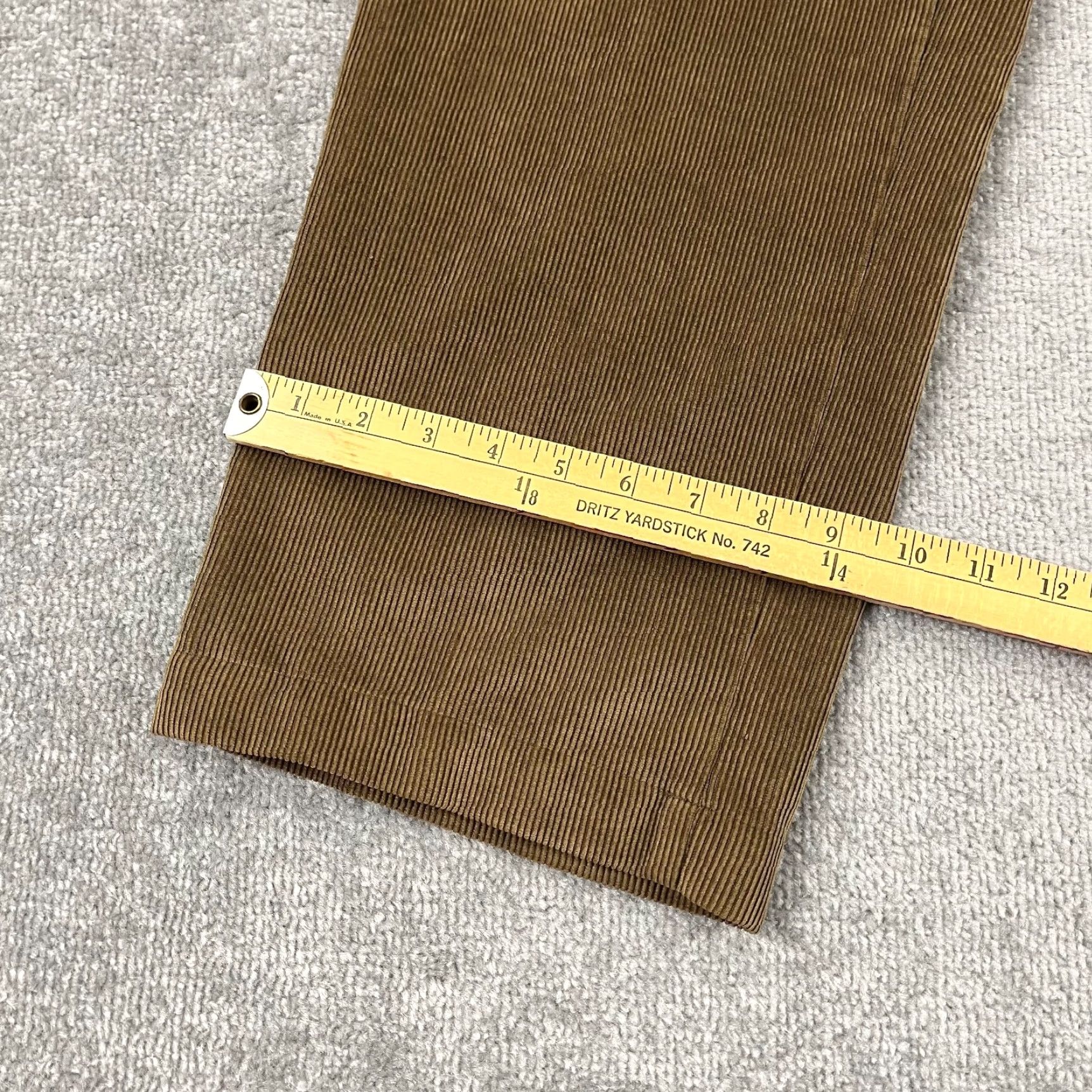 Orvis Orvis Pants Mens 36x30 Straight Leg Corduroy Brown Hiking Trail Drawstring Fish Size US 36 / EU 52 - 5 Thumbnail