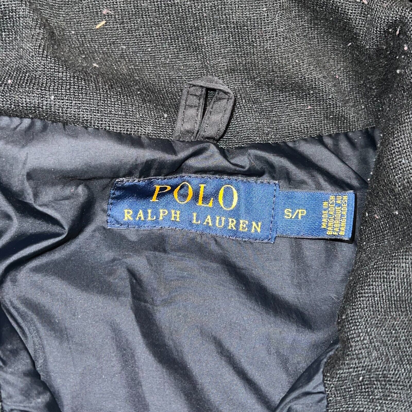 Polo Ralph Lauren Polo Ralph Lauren Full Zip Rain Jacket Mens Small Black Hood Size US S / EU 44-46 / 1 - 8 Thumbnail