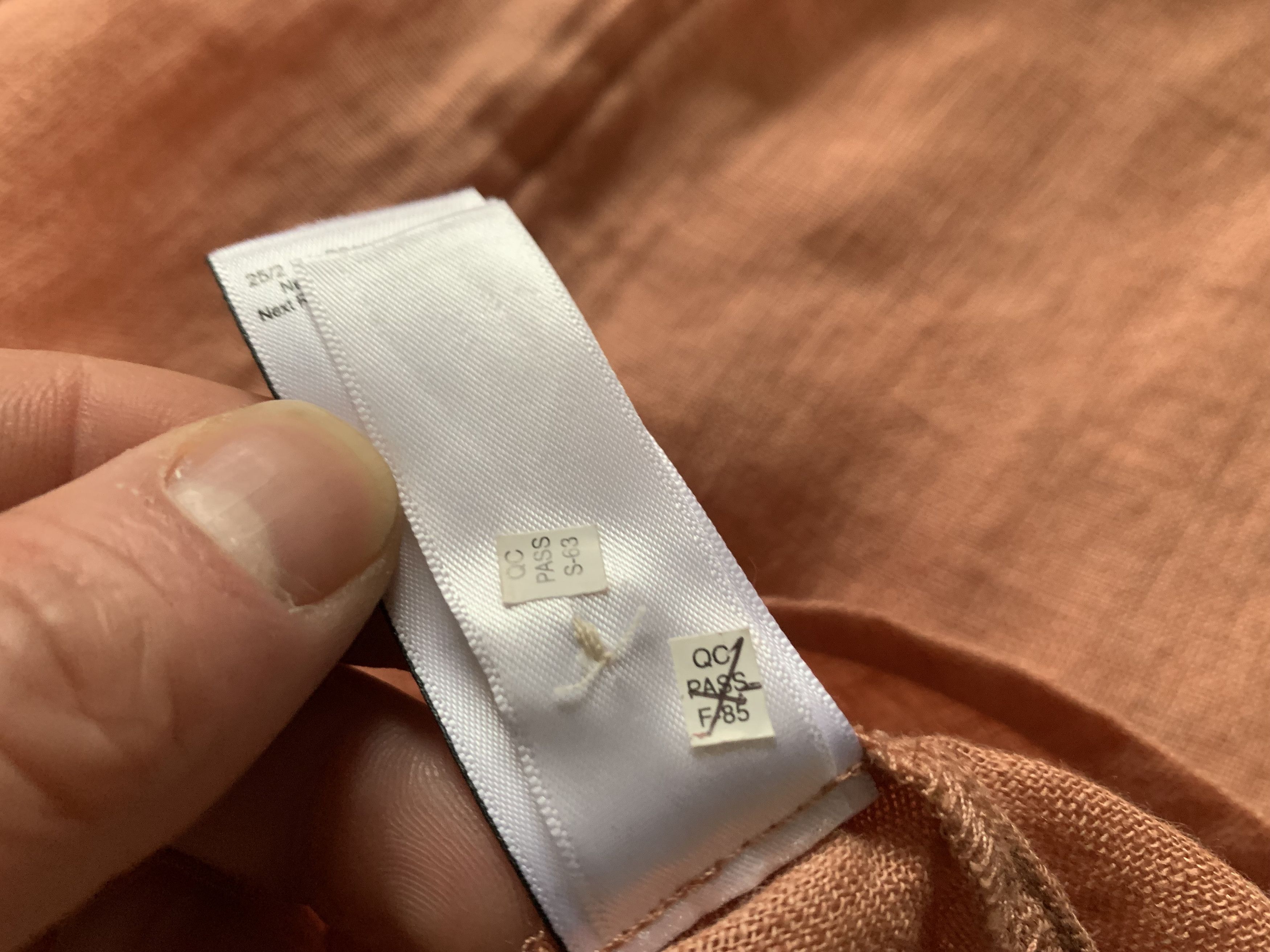 NEXT Men`s Next Linen Shirt Size US L / EU 52-54 / 3 - 9 Thumbnail