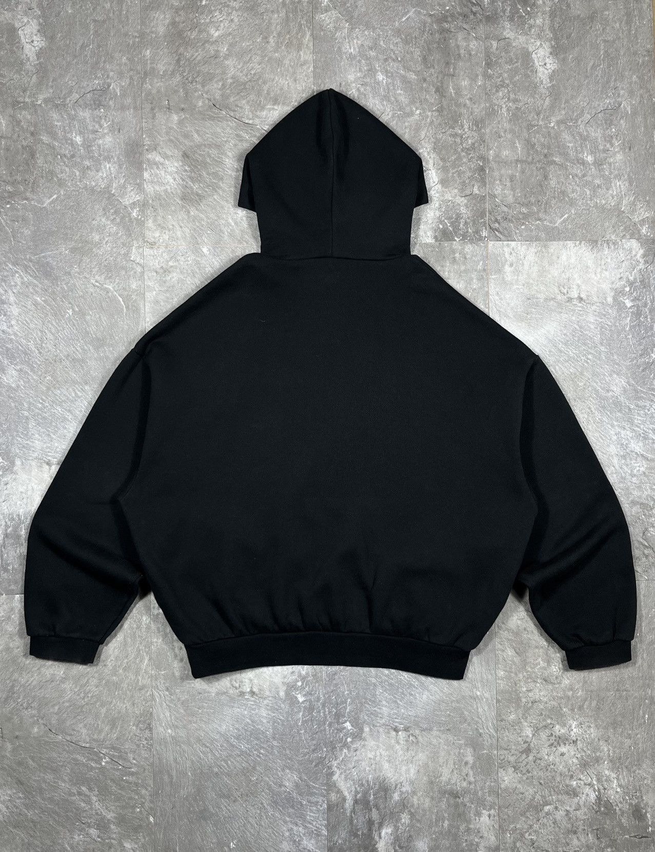 Essentials Essentials Fear Of God Boxy Hoodie Jet Black Y2k Size US M / EU 48-50 / 2 - 7 Thumbnail