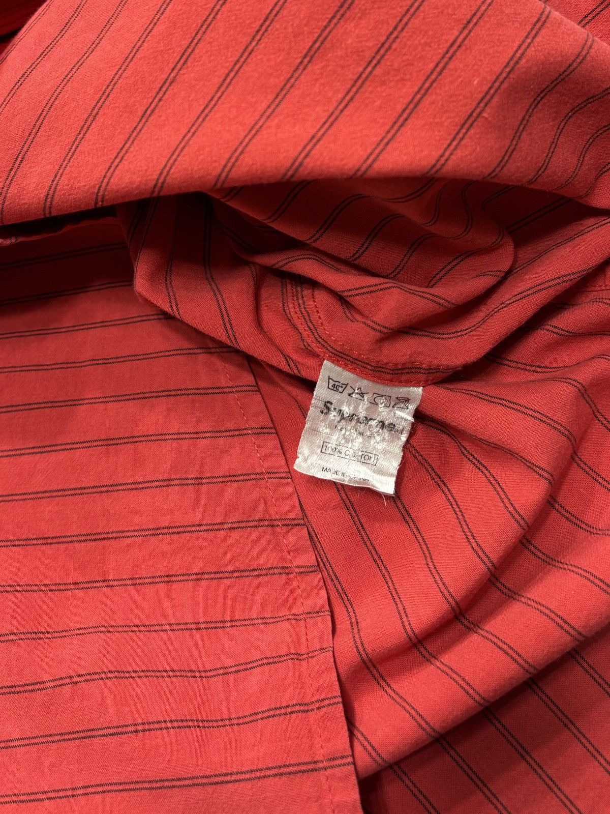 Supreme Vintage Supreme Pinstriped Button Up (SS09) Size US M / EU 48-50 / 2 - 4 Thumbnail