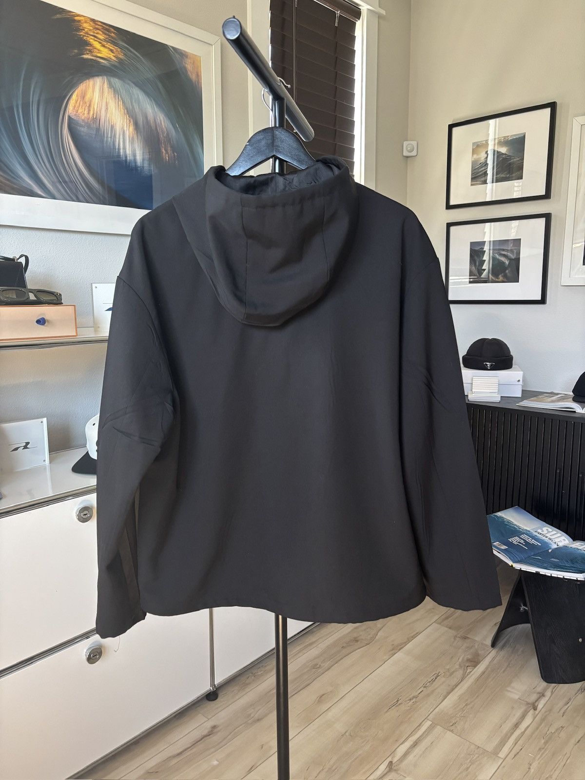 Prada PRADA | TRIANGLE LOGO ZIP HOODIE Size US M / EU 48-50 / 2 - 6 Thumbnail