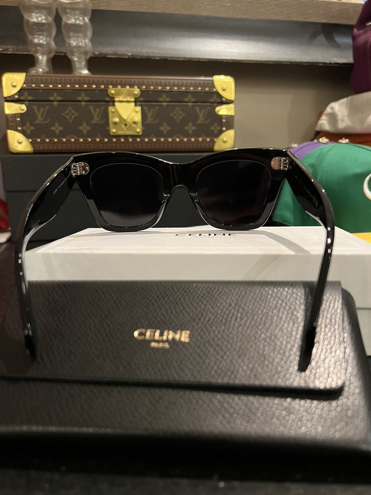 Celine Celine acetate black gold square sunglasses Size ONE SIZE - 5 Thumbnail
