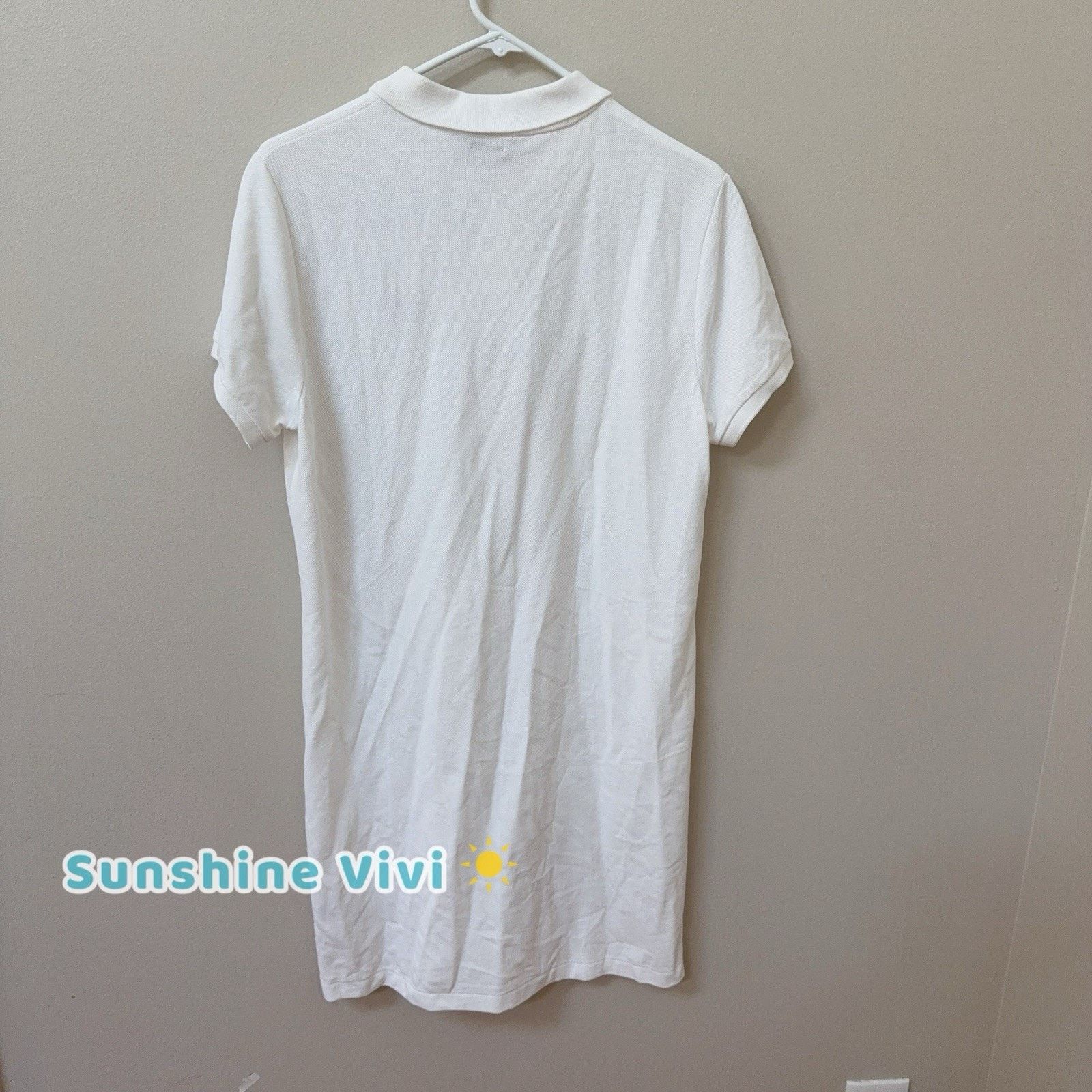 Ralph Lauren NWT Polo Ralph Lauren Womens Polo Shirt Dress White Large Size L / US 10 / IT 46 - 3 Thumbnail