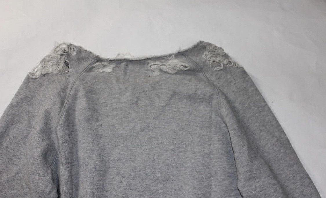 Maison MIHARA YASUHIRO MIHARA YASUHIRO Grey distressed long sleeve sweatshirt Size XS / US 0-2 / IT 36-38 - 8 Thumbnail
