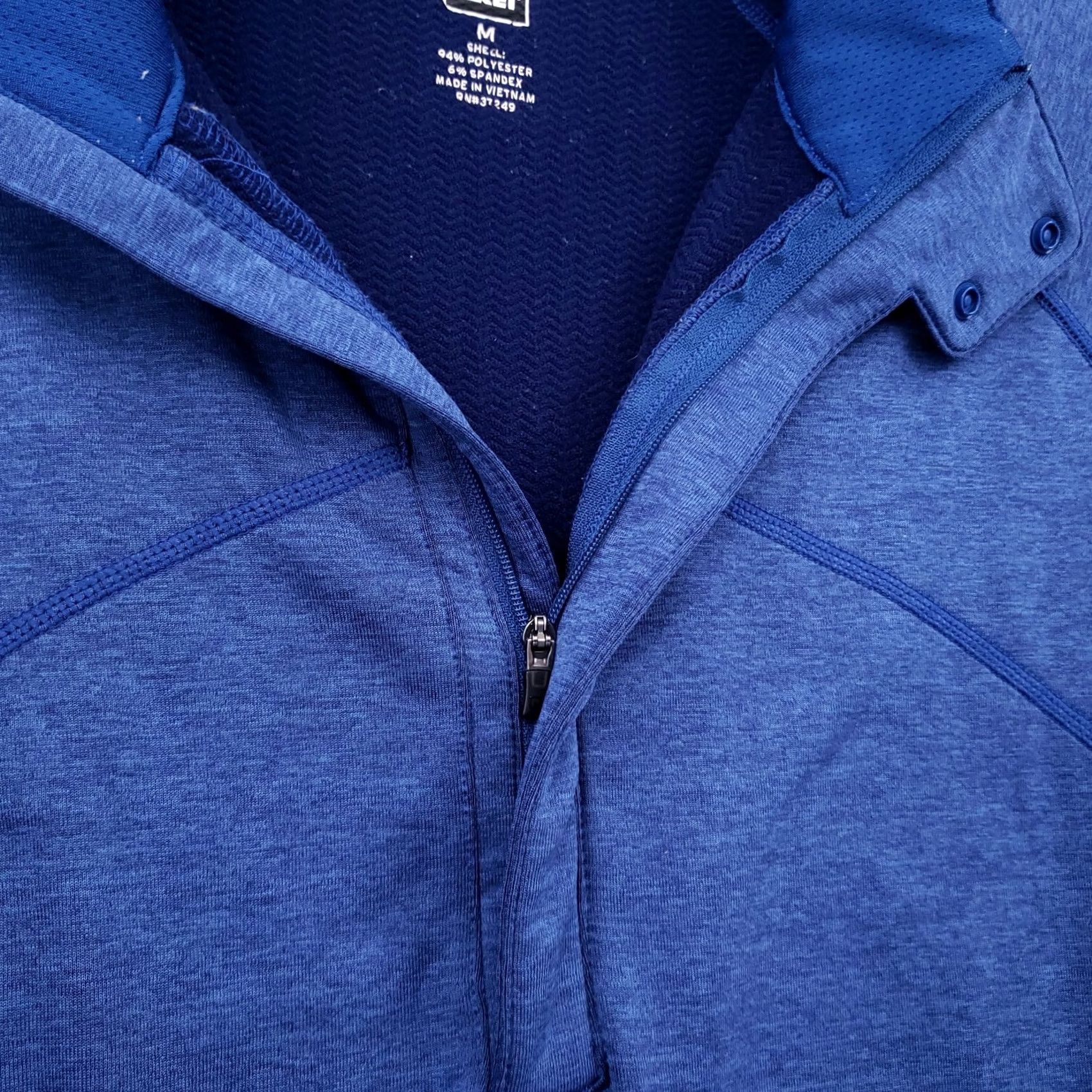 Vintage REI Shirt Mens M Medium Blue Heather 1/4 Zip Pullover Long Sleeve Athleisure Size US M / EU 48-50 / 2 - 5 Thumbnail