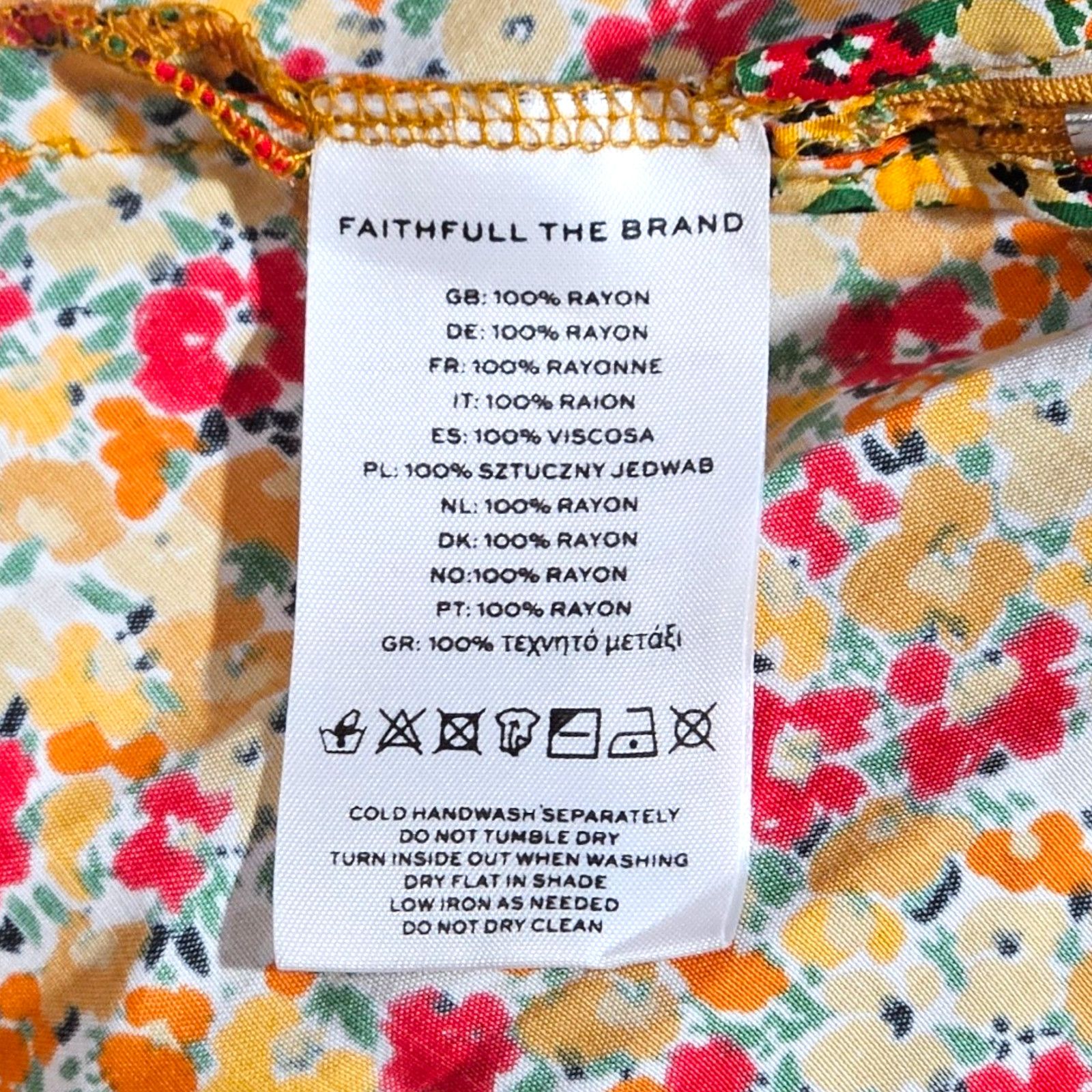 FAITHFULL NWT Faithfull the Brand Il Carro La Gomera Mini Dress Sz. 8 Size M / US 6-8 / IT 42-44 - 6 Thumbnail