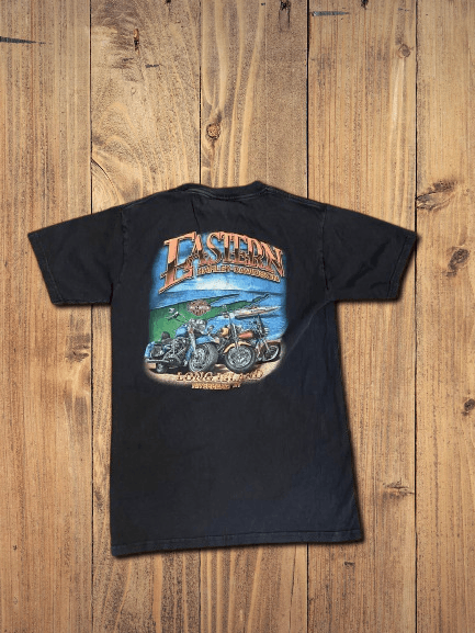 Harley Davidson 🏍️ Vintage Harley Davidson Tee – Eastern Power 🏍️ Size US S / EU 44-46 / 1 - 2 Thumbnail