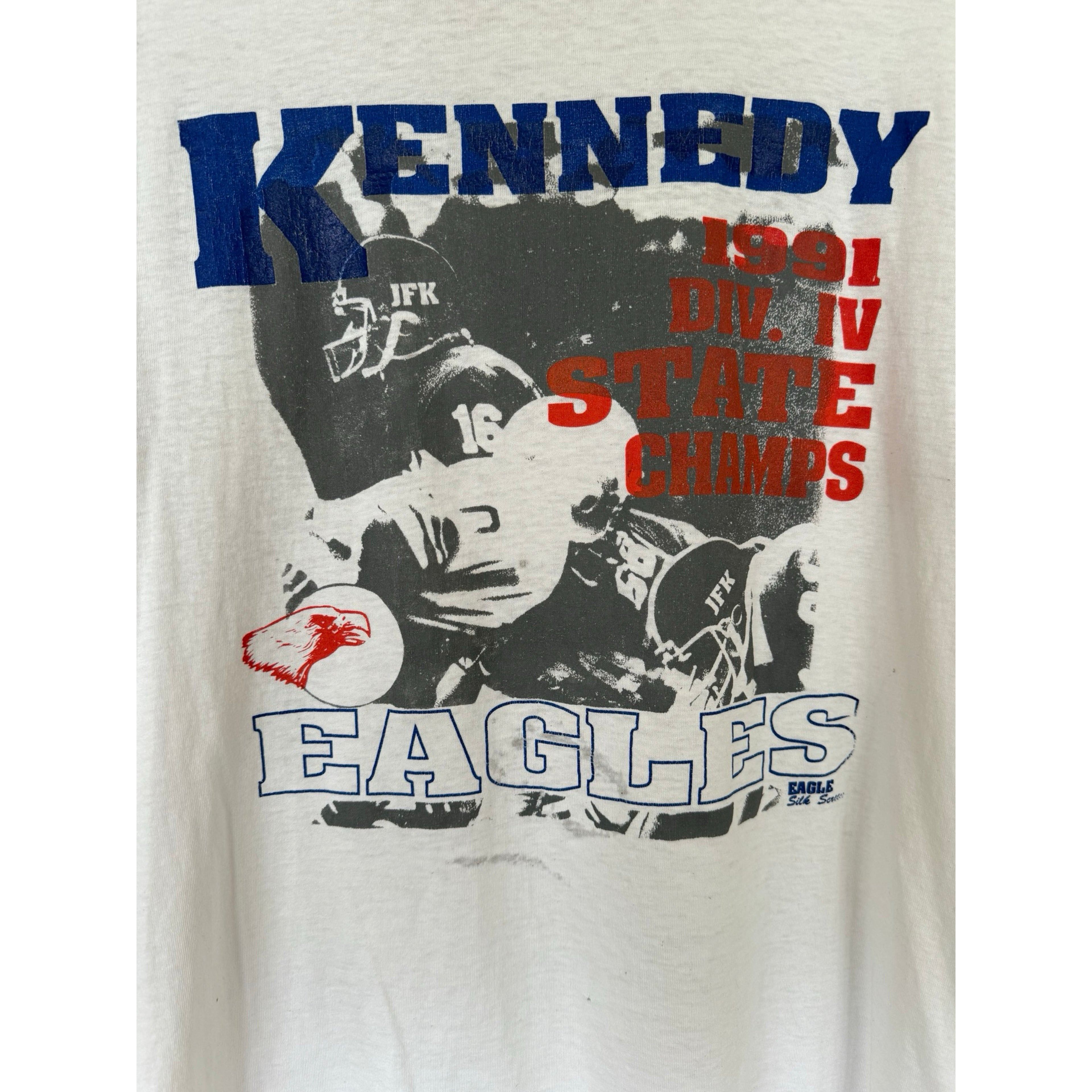 Vintage Kennedy 1991 Eagles Tee Size US L / EU 52-54 / 3 - 4 Thumbnail