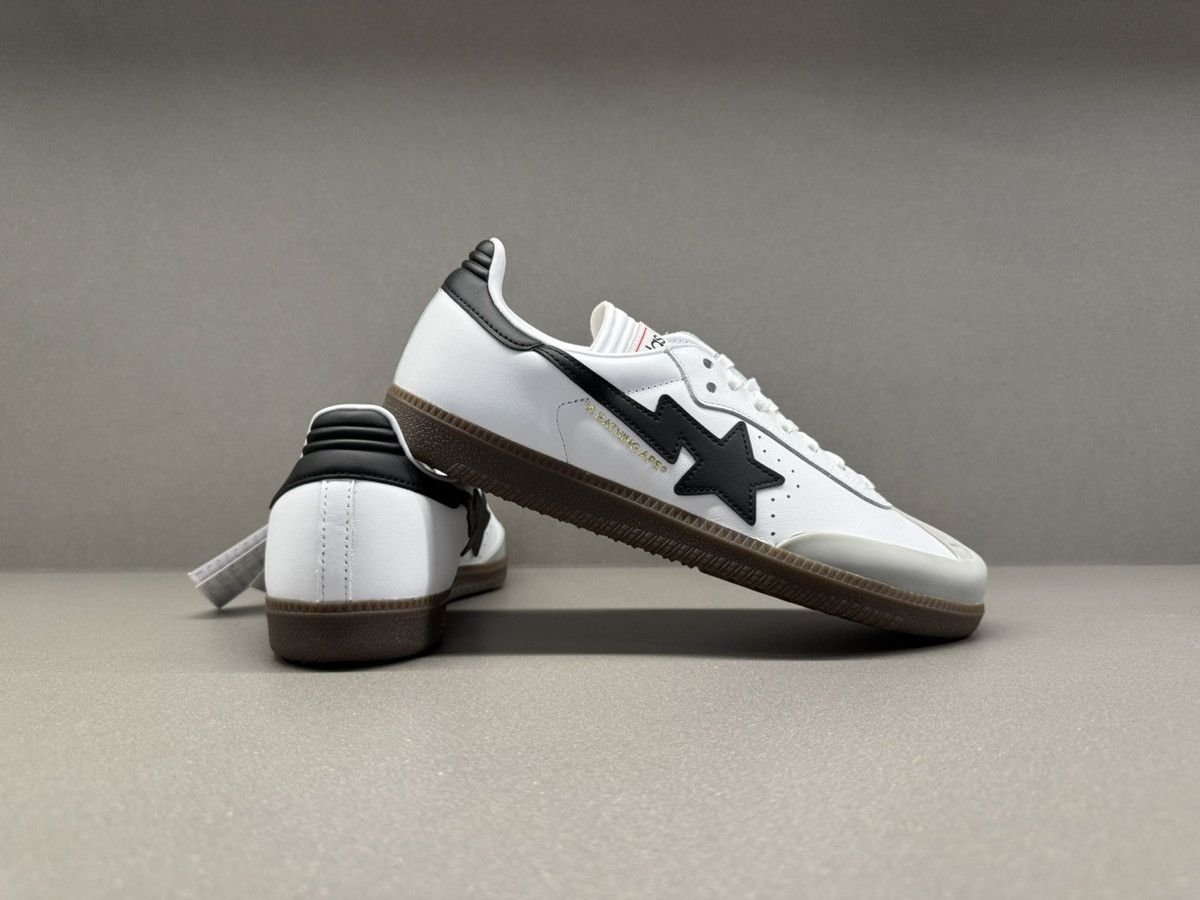 Adidas × Bape Adidas Samba Bape White Black Gum Size US 9 / EU 42 - 7 Thumbnail