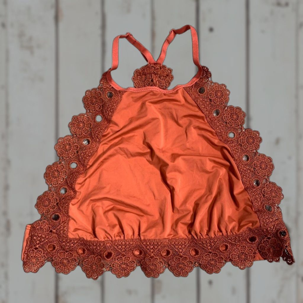 Vintage Aerie Bralette BRA Medium Orange M Size ONE SIZE - 1 Thumbnail