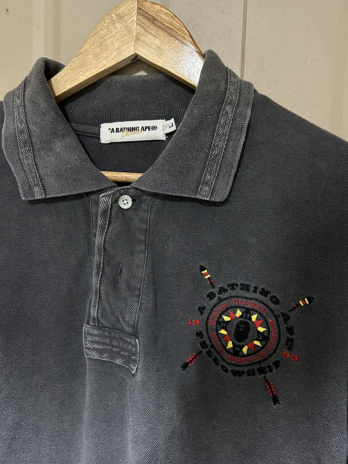 Bape BAPE - OG POLO Size US L / EU 52-54 / 3 - 2 Thumbnail