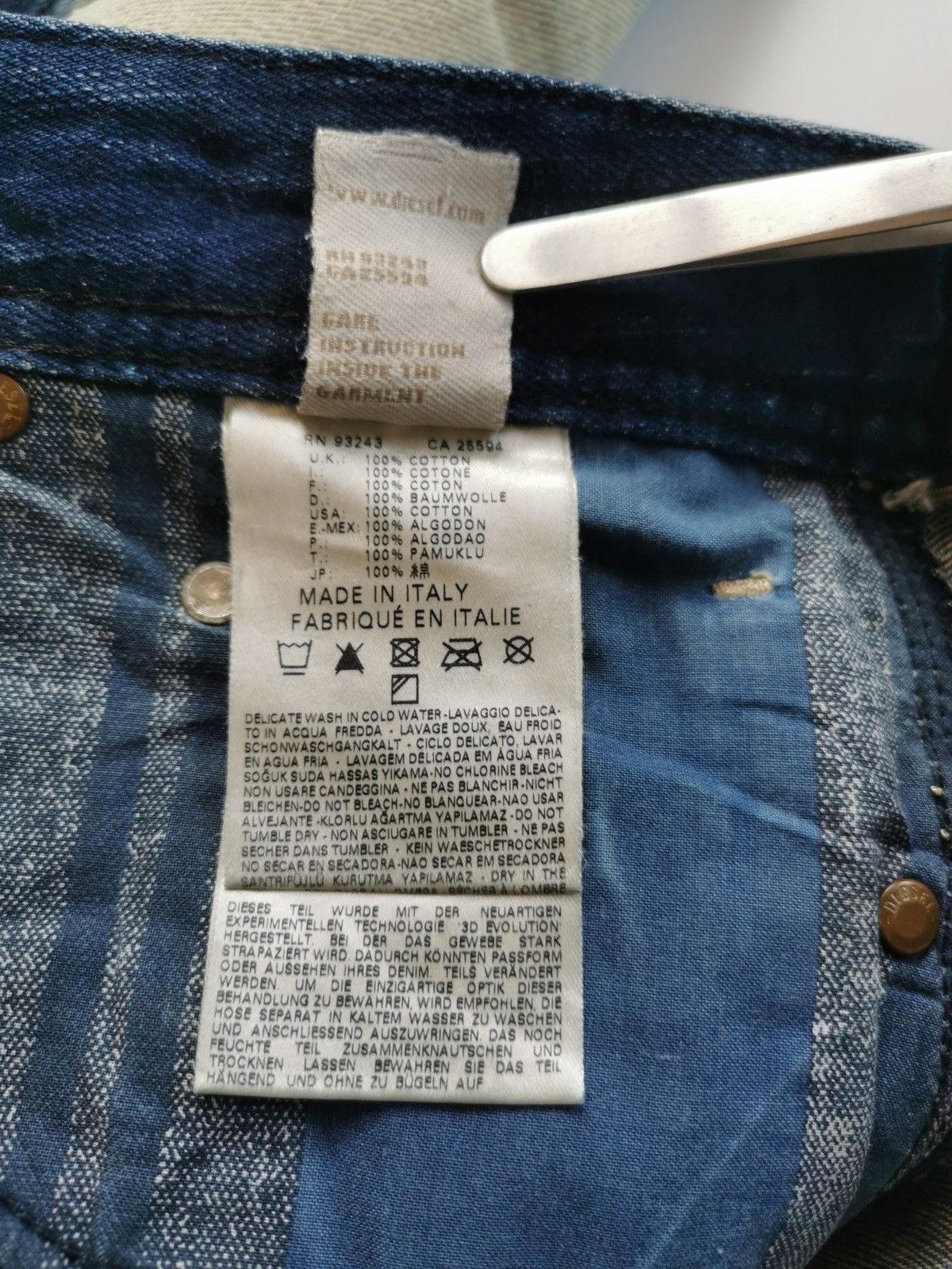 Diesel Black Gold Diesel Mudwash Safado Denim Jeans Size US 30 / EU 46 - 12 Thumbnail