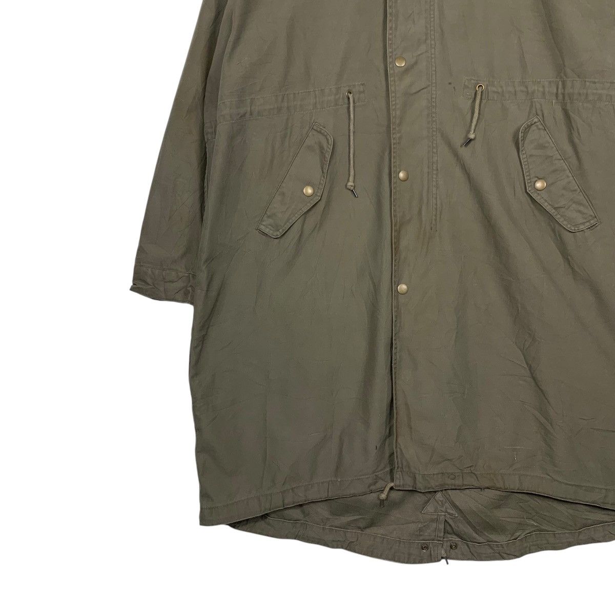 Japanese Brand DOG HOUSE Olive Green Parka Jacket #2368-C106 Size US L / EU 52-54 / 3 - 4 Thumbnail