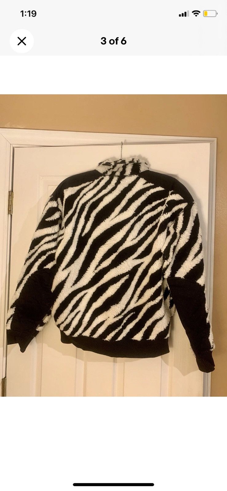 Rag & Bone Rag & Bone fleece zebra quarter zip. Size S / US 4 / IT 40 - 2 Thumbnail