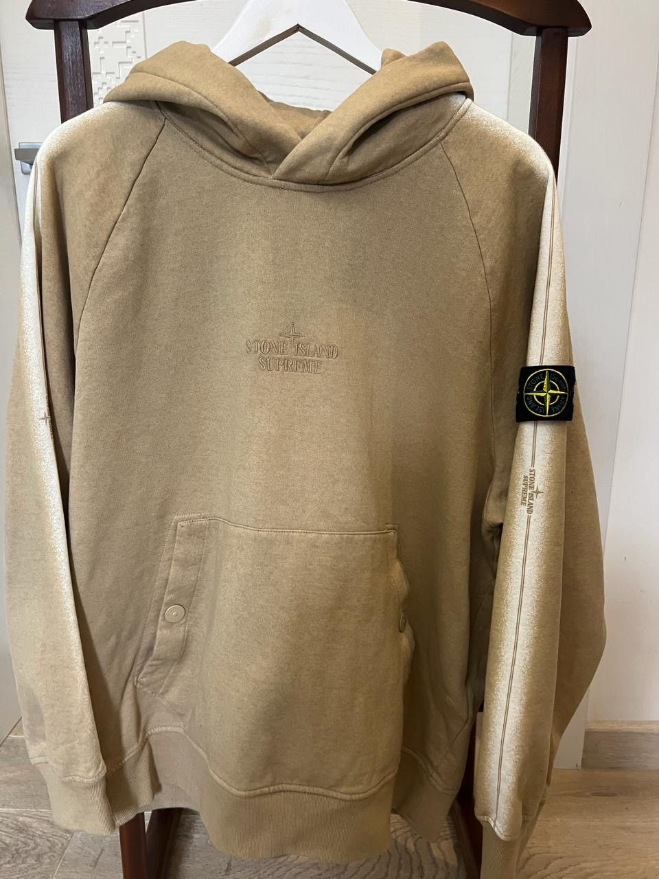 image of Stone Island Supreme in Dark Beige, Men's (Size Large)