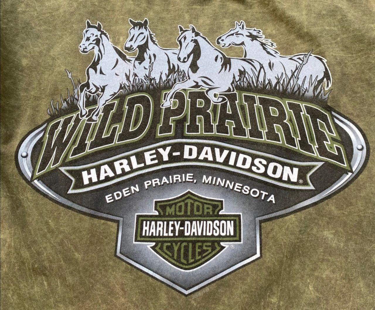 Harley Davidson Vintage Harley Davidson Wild Prairie Tshirt Size US XL / EU 56 / 4 - 10 Thumbnail