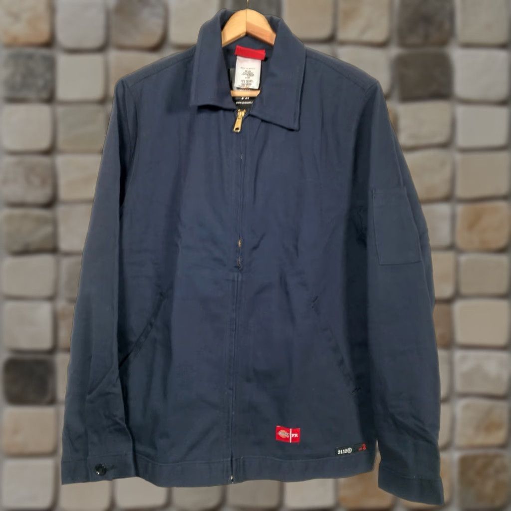 Dickies VINTAGE Dickies Workwear Jacket Men Small Blue Twill Flame Resistant Work 3259NB Size US S / EU 44-46 / 1 - 1 Thumbnail