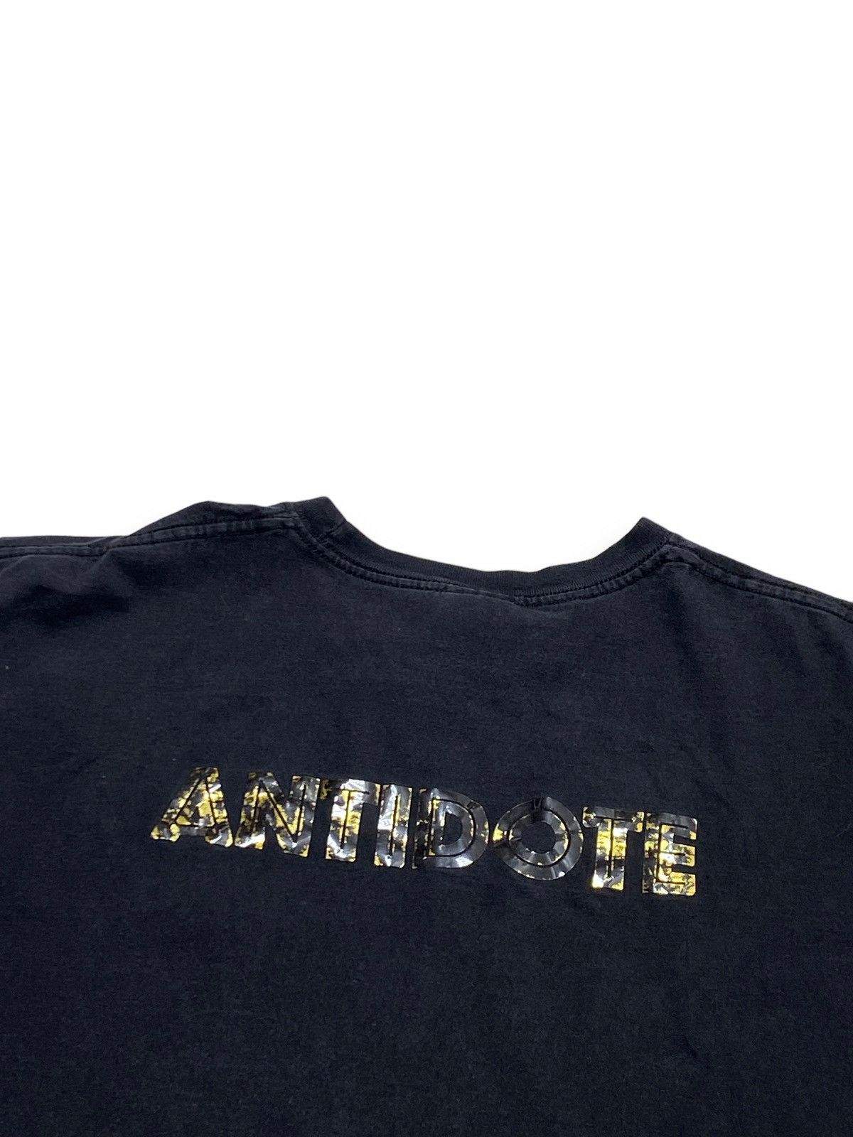 Band Tees Vintage ANTIDOTE Big Logo Back Black T Shirt Size US M / EU 48-50 / 2 - 5 Thumbnail