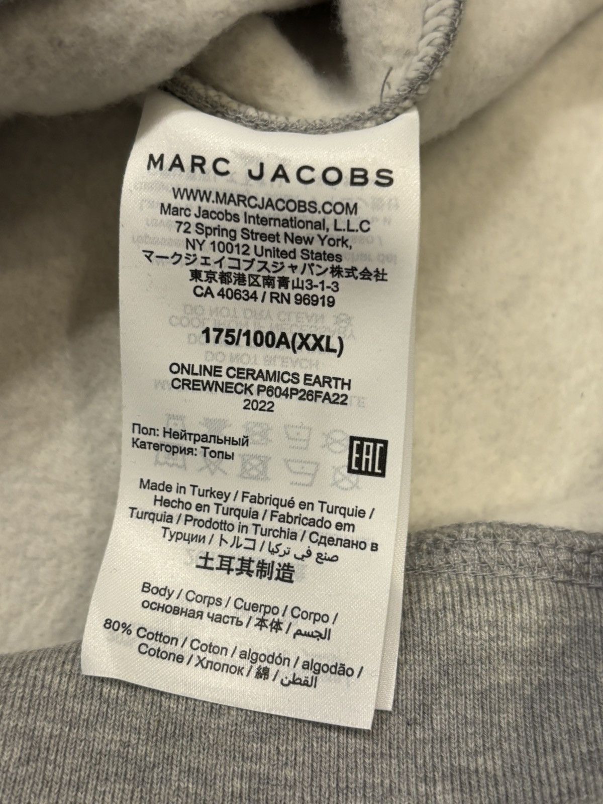 Heaven by Marc Jacobs Heaven by Marc Jacobs Online Ceramics Crewneck Size US XXL / EU 58 / 5 - 4 Thumbnail