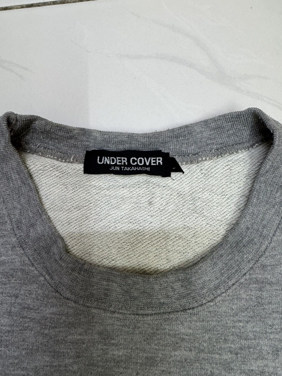 Undercover Undercover Jun Takahashi Tokyo grey crewneck sweatshirt. Size US XL / EU 56 / 4 - 7 Thumbnail