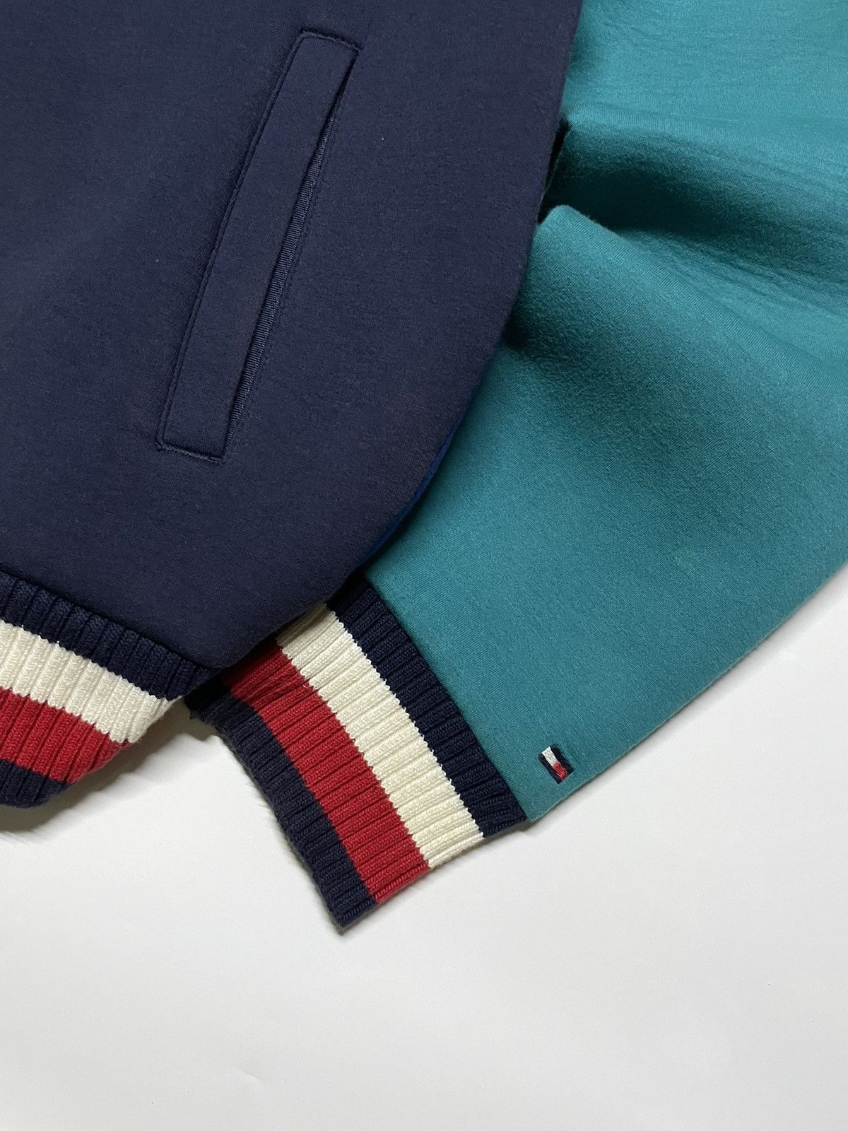 Tommy Hilfiger × Tommy Jeans × Vintage Tommy Hilfiger Varsity Scuba sample Biglogo jacket Size US M / EU 48-50 / 2 - 8 Thumbnail