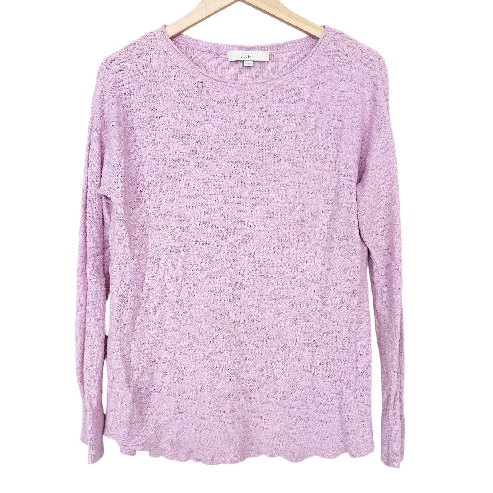 Loft Ann Taylor Loft Pink Knit Sweater Sz M Size M / US 6-8 / IT 42-44 - 1 Thumbnail