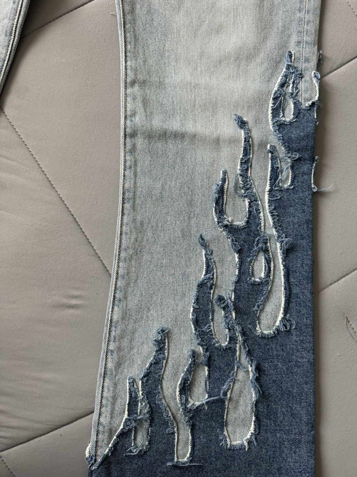 Gallery Dept. Gallery Dept. Blvd LA Flare Indigo Blue Flared Jeans 34x36 Size US 34 / EU 50 - 12 Thumbnail