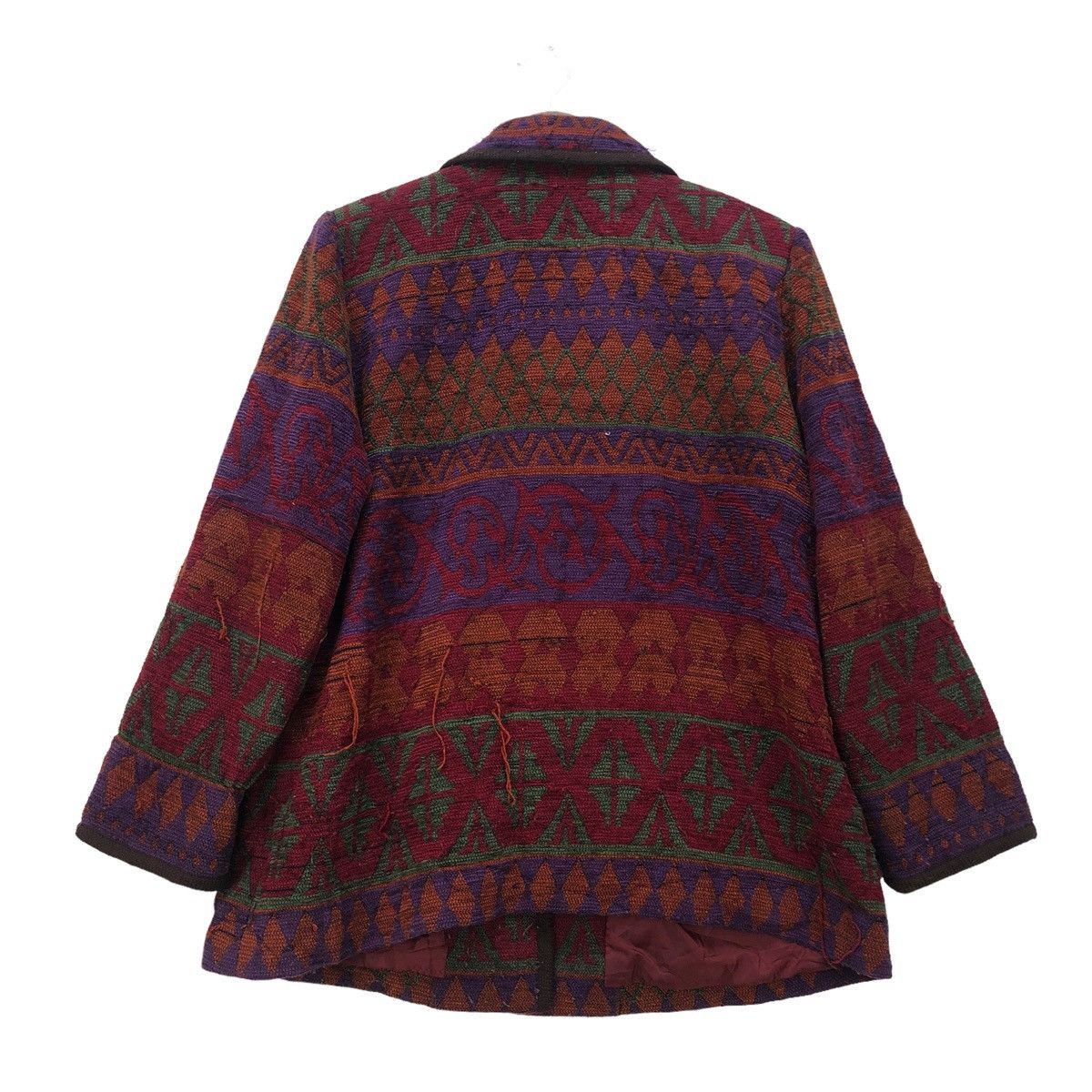Aran Isles Knitwear Natural Basic Full Print Knitwear Jacket Size M / US 6-8 / IT 42-44 - 2 Thumbnail