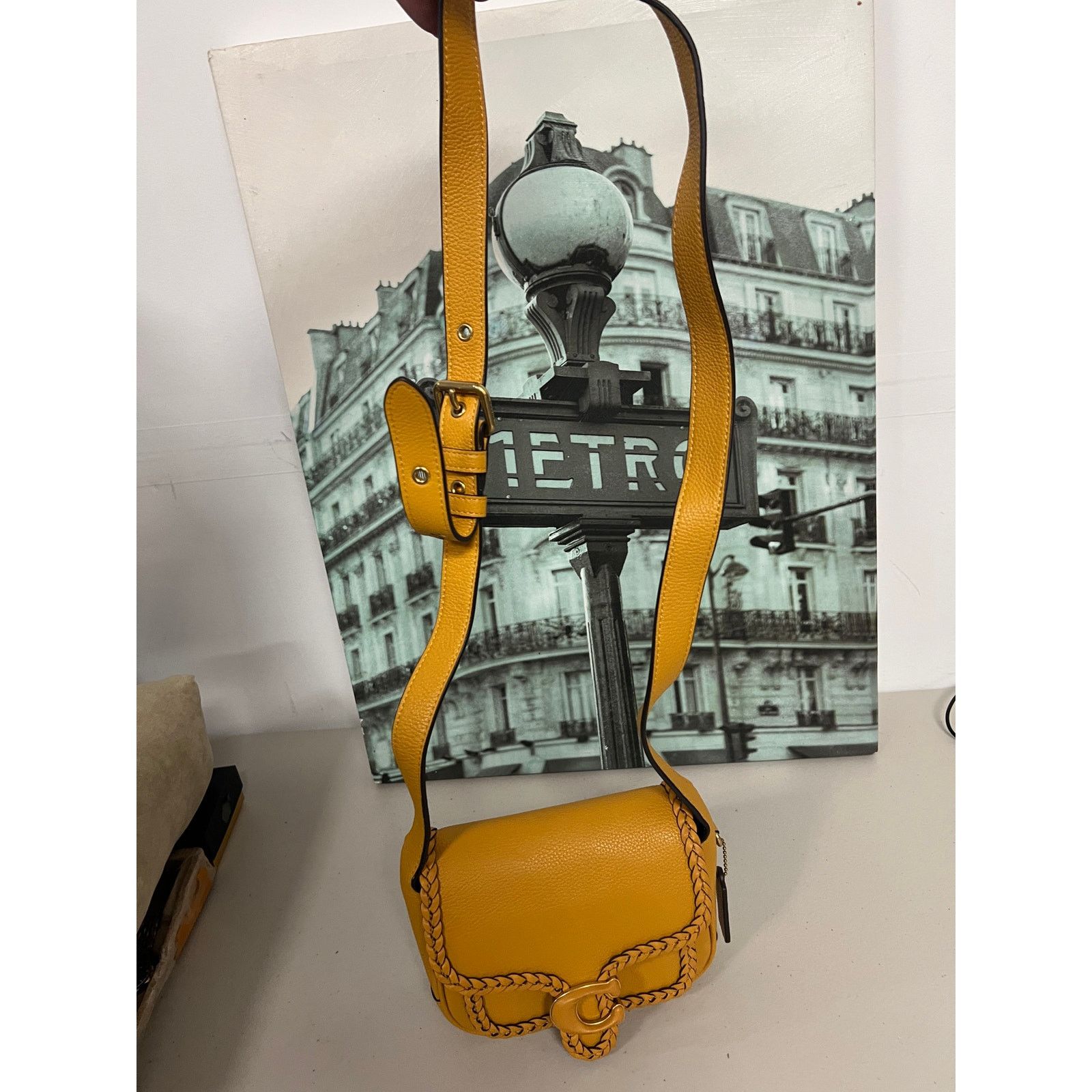 Coach Coach Tabby Leather Messenger 19 With Braid CJ837 Size ONE SIZE - 6 Thumbnail