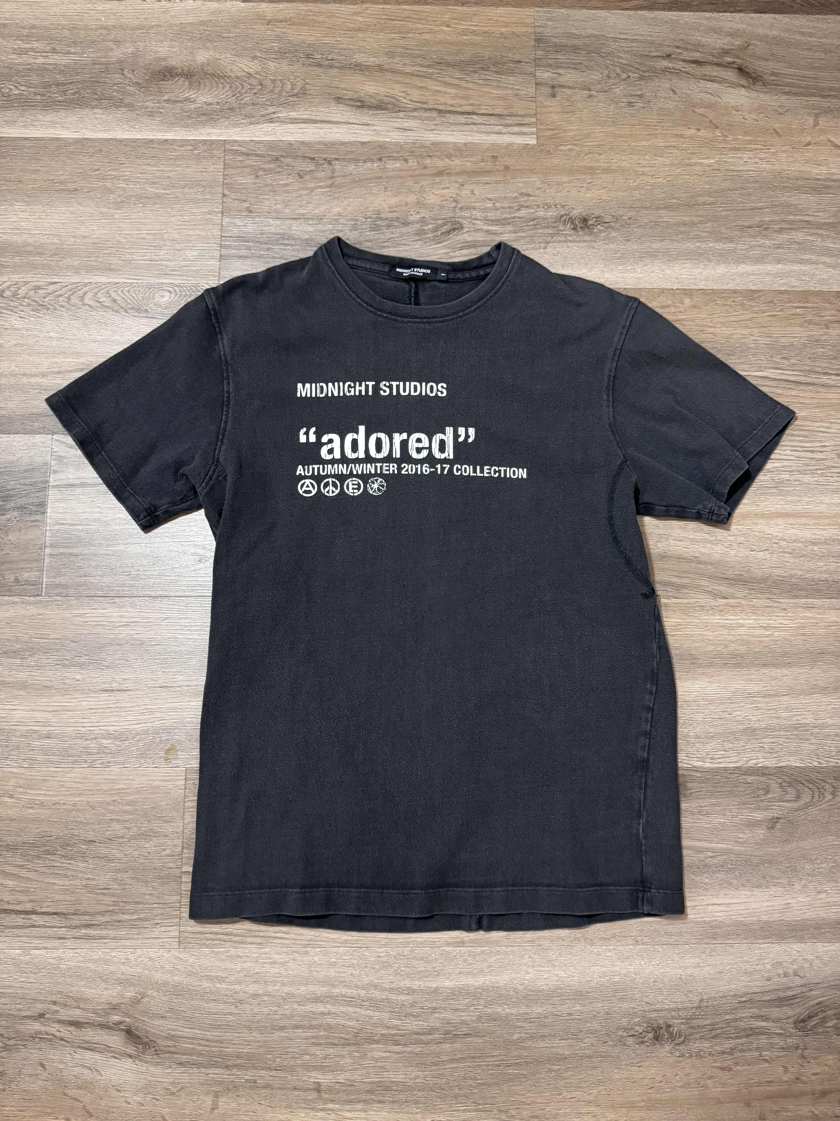 Midnight Studios Midnight Studios Black Adored T-shirt Size US S / EU 44-46 / 1 - 2 Thumbnail