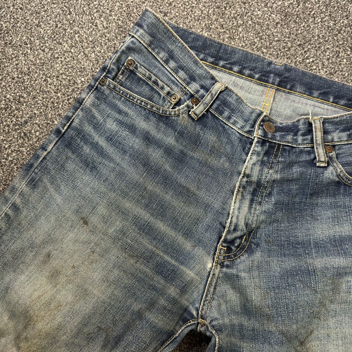 Undercover × Uniqlo 🔥🇯🇵 Vintage 90s S002 Uniqlo Dirty Distressed Jeans Denim Size US 31 - 11 Thumbnail