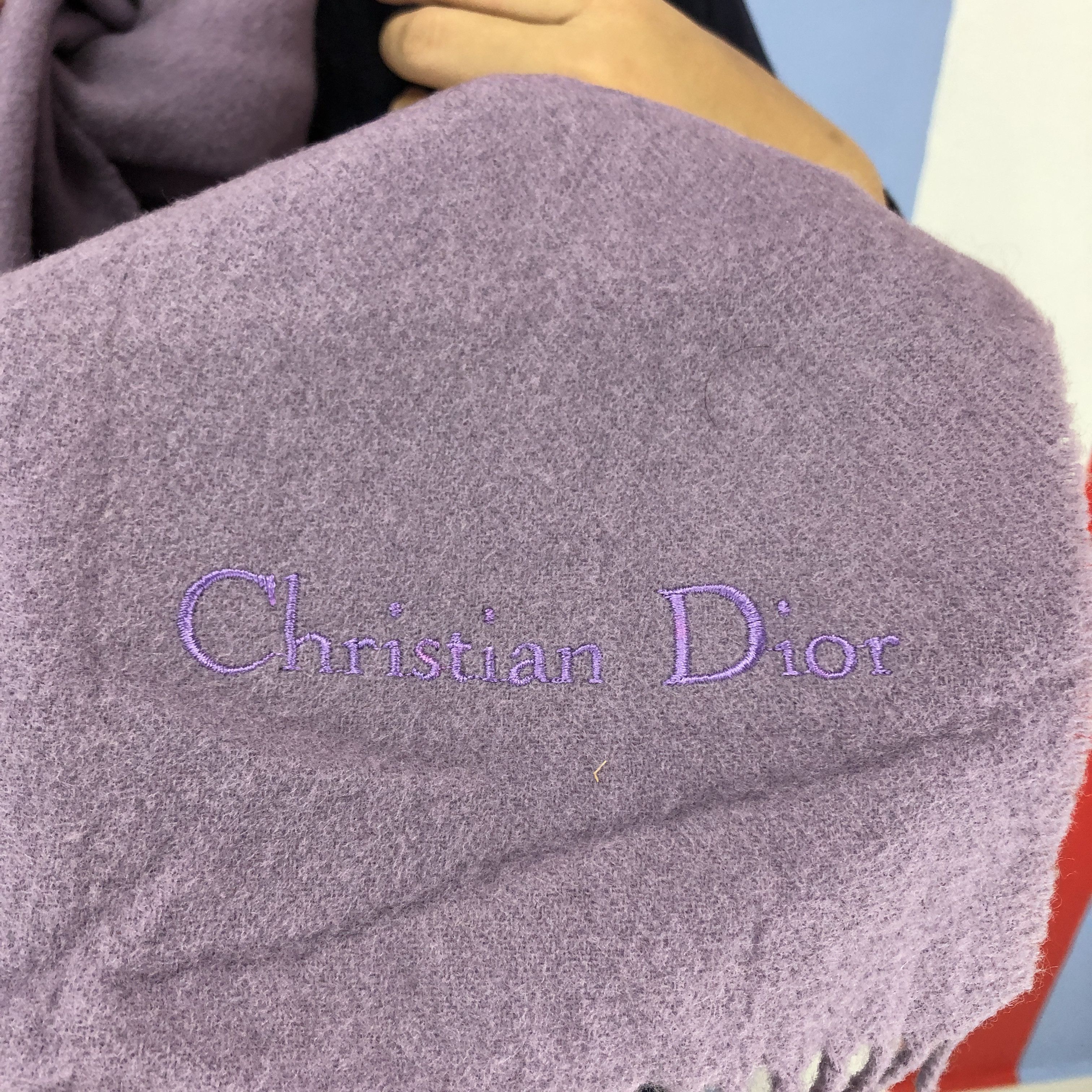 Christian Dior Monsieur CHRISTIAN DIOR Made In Scotland Muffler Scarf #0951/AG Size ONE SIZE - 3 Thumbnail