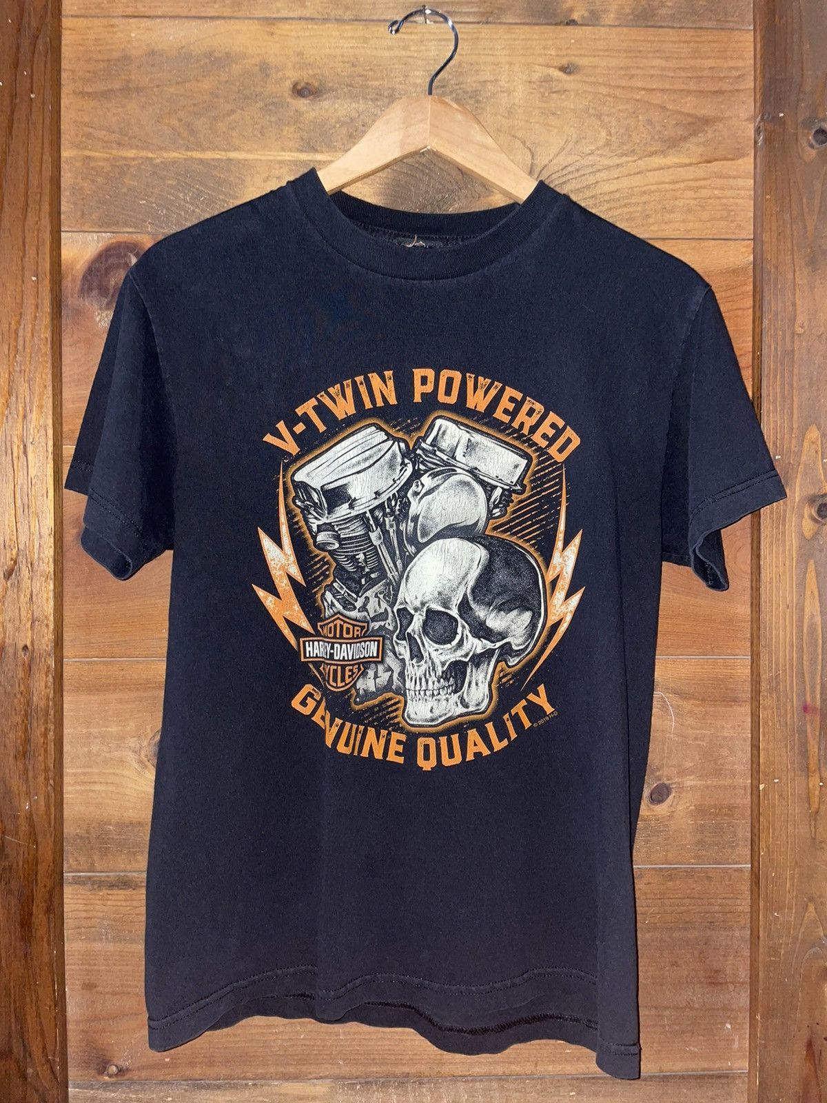 Harley Davidson Harley Davidson V-Twin Skull Men’s Medium Crew Neck Size US M / EU 48-50 / 2 - 2 Thumbnail