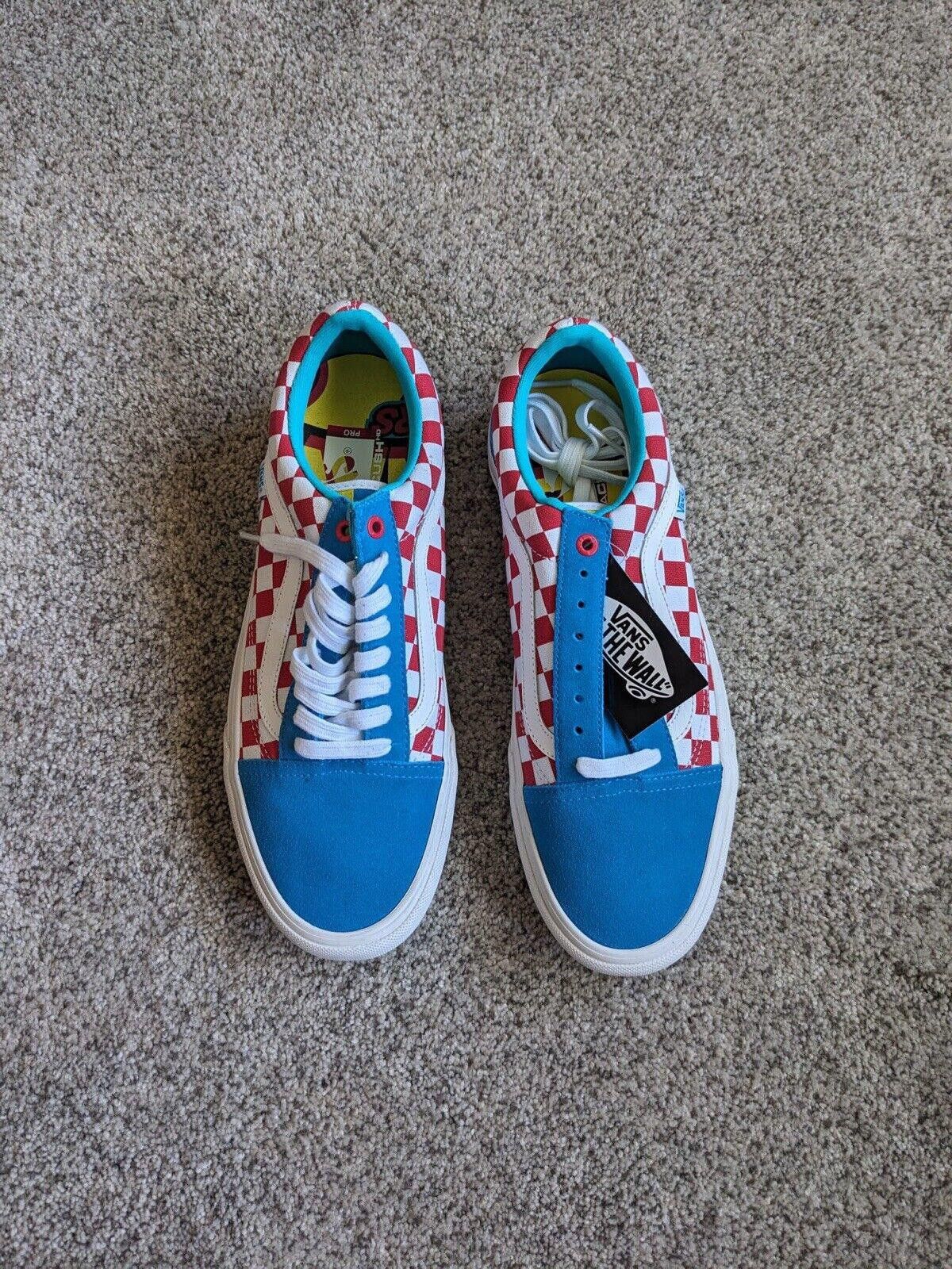 Vans FW18 VANS GOLF WANG Old Skool Pro Red Blue Size 10.5 2018 Size US 10.5 / EU 43-44 - 8 Thumbnail