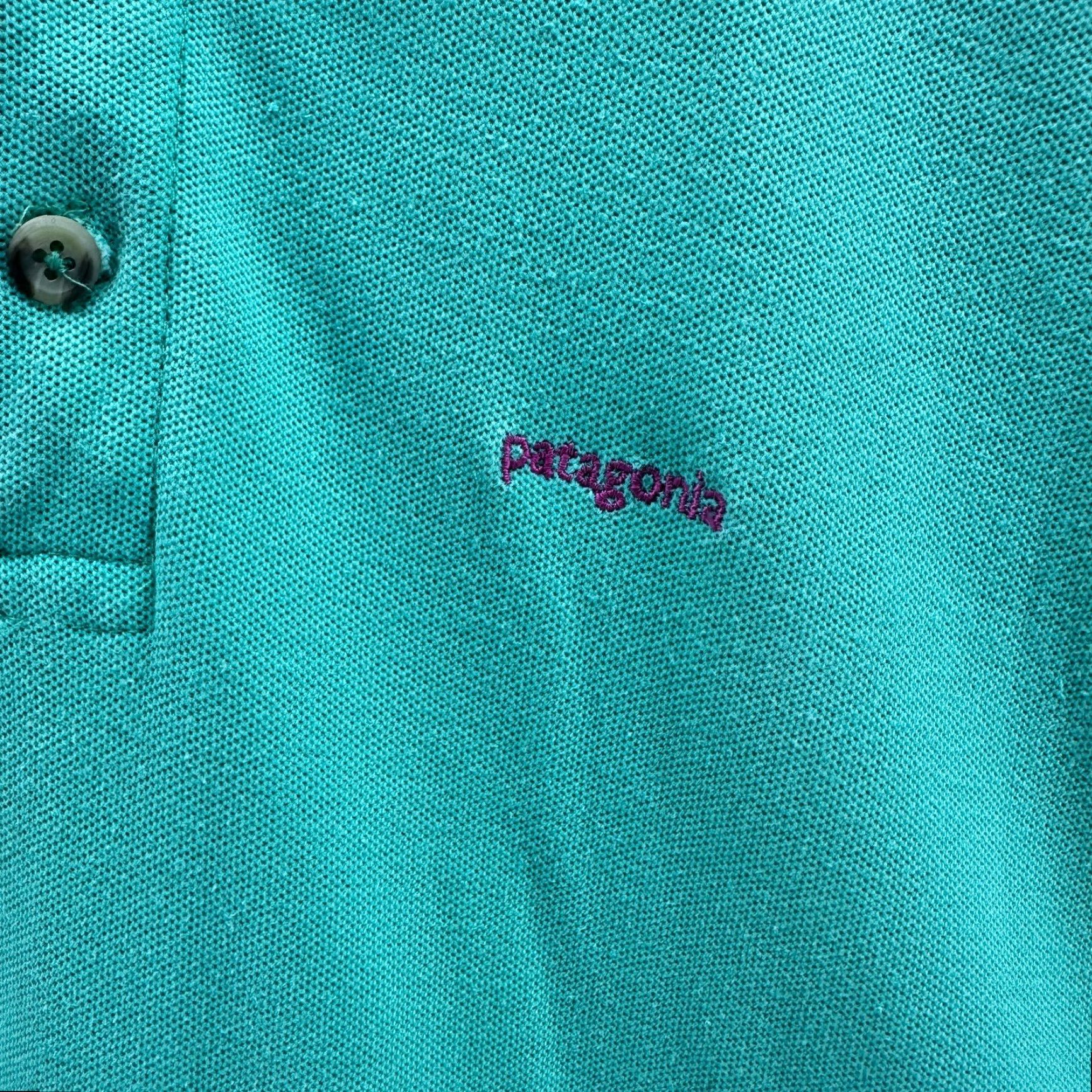 Patagonia Patagonia Polo Shirt Blue Men's Large Golf Cotton Short Sleeve Collared Shirt Polo Casual Classic Mens Size US L / EU 52-54 / 3 - 6 Thumbnail