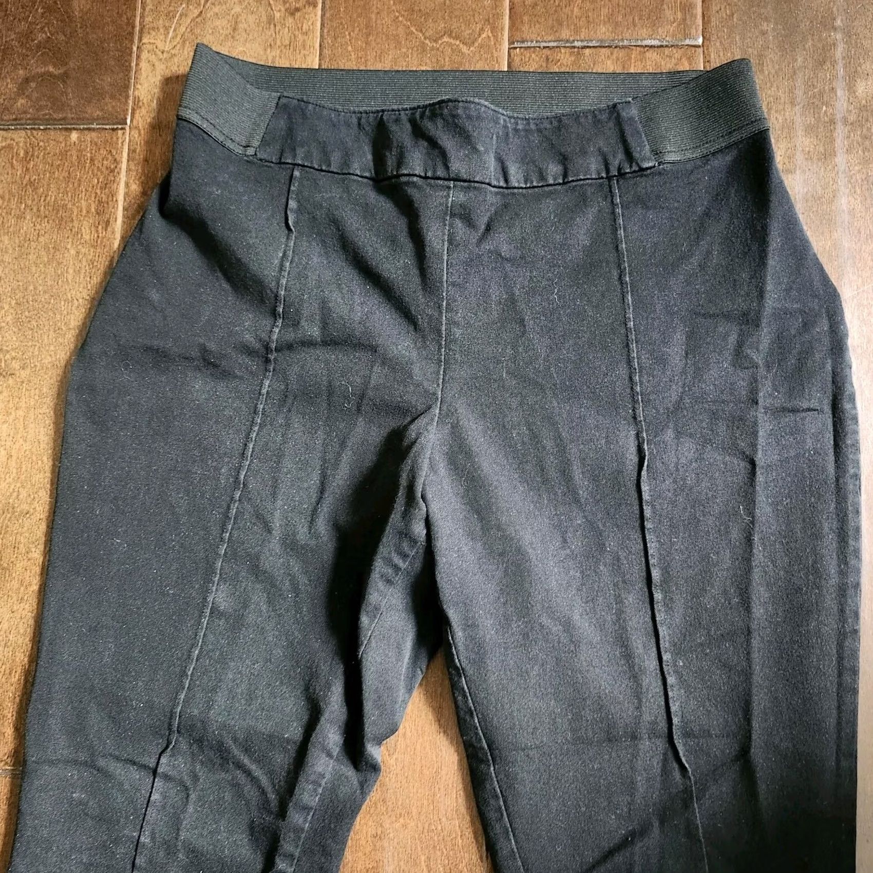 Vintage A New Day Women Leggings Black Solid Ankle Regular Size 8 Modern Comfort Stretch Activewear Casual Travel Yoga Dance Size 30" / US 8 / IT 44 - 3 Thumbnail